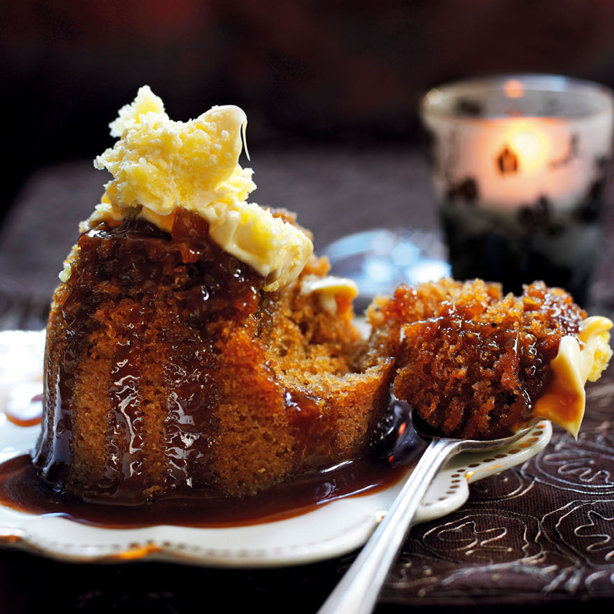 Steamed ginger pudding with butterscotch sauce recipe Steamed ginger pudding with butterscotch sauce recipe