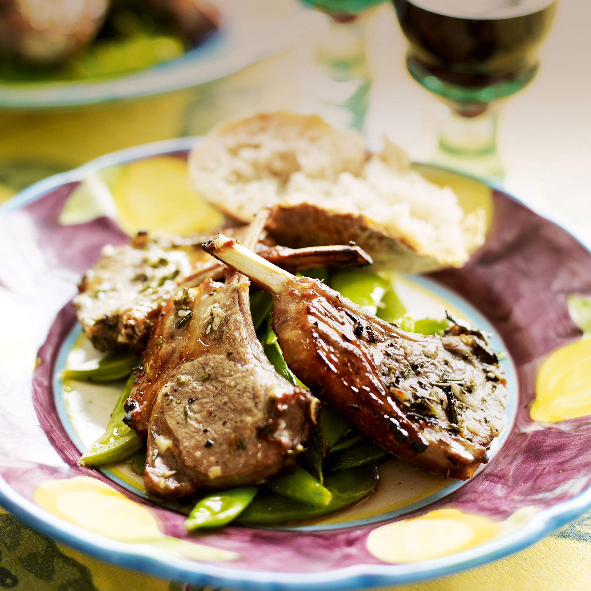 Marinated lamb cutlets with rosemary and red wine vinegar recipe Marinated lamb cutlets with rosemary and red wine vinegar recipe