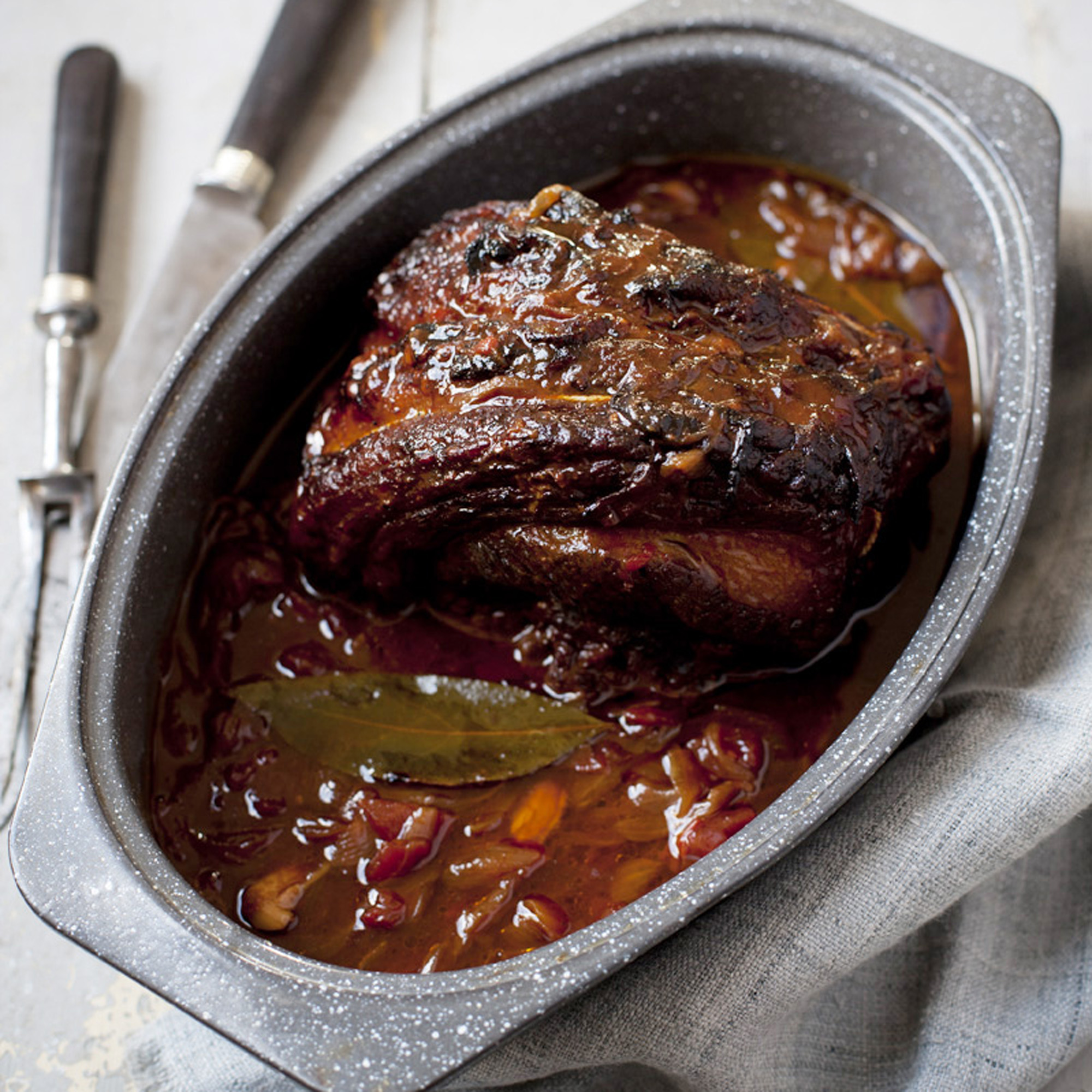 Pot-Roast Beef Brisket with Madeira and Tomatoes recipe-recipe ideas-new recipes-woman and home