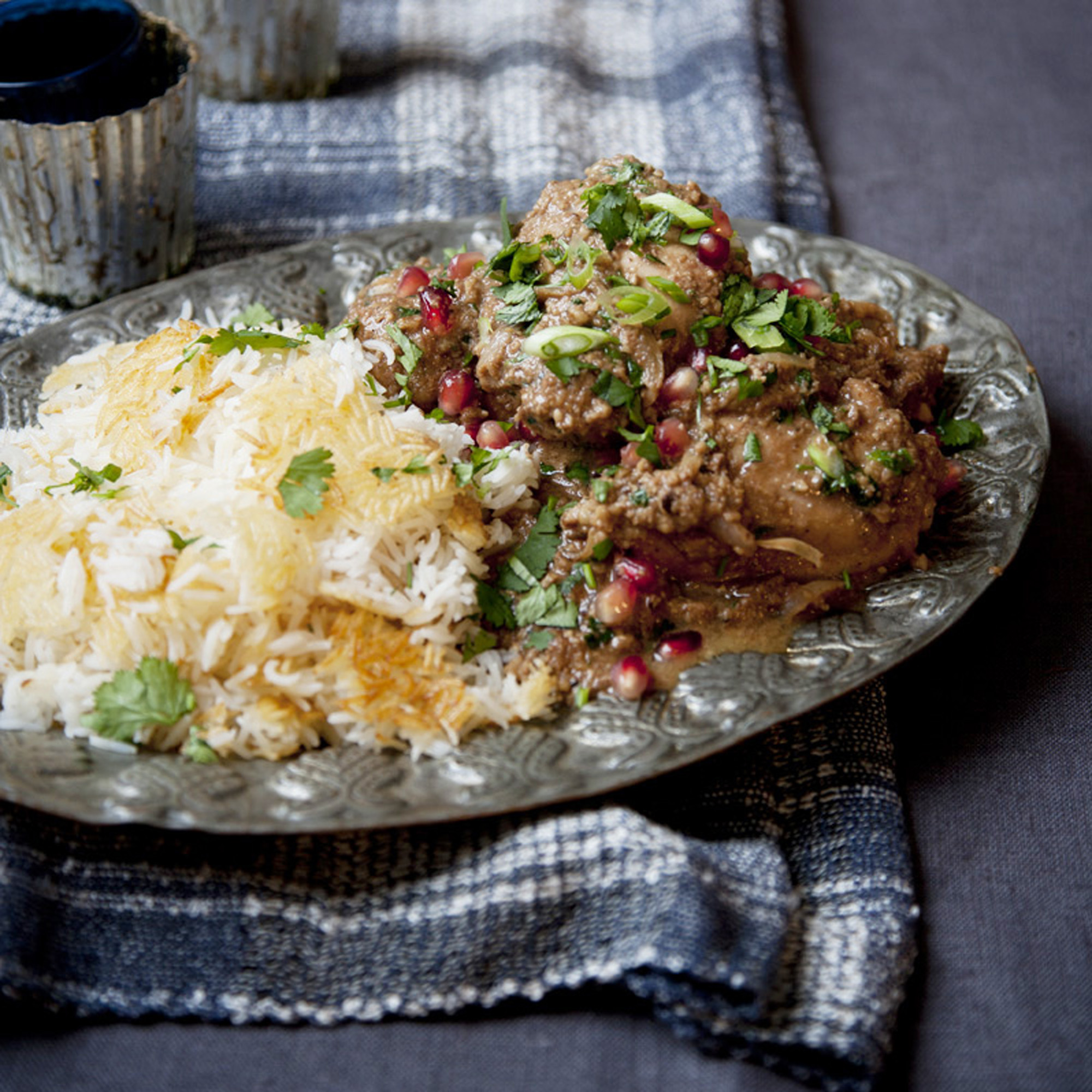 Persian Chicken with Walnuts and Pomegranate Persian Chicken with Walnuts and Pomegranate recipe-recipe ideas-new recipes-woman and home