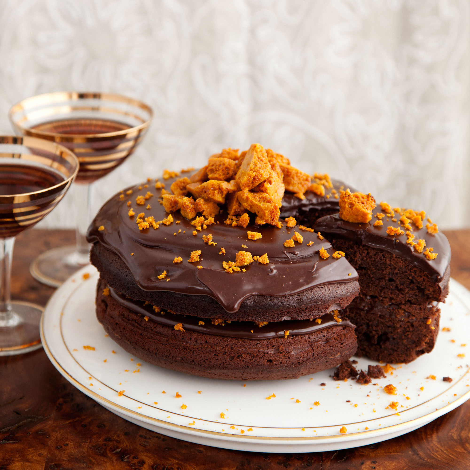 Chocolate and Honeycomb Torte Chocolate and Honeycomb Torte