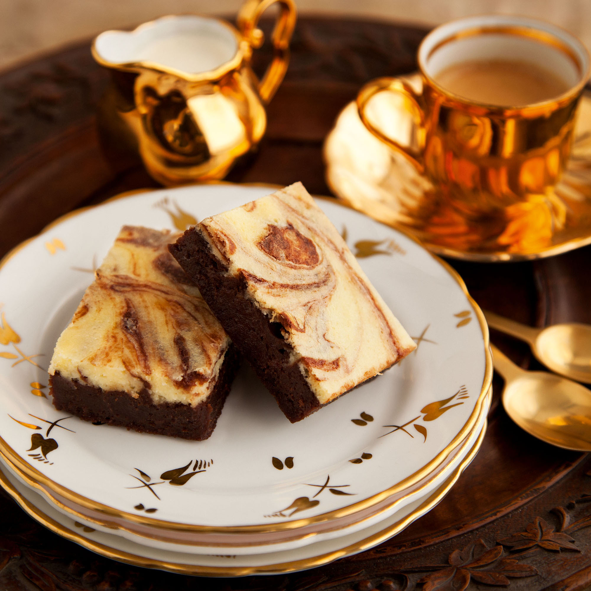 Marbled fudge bars recipe