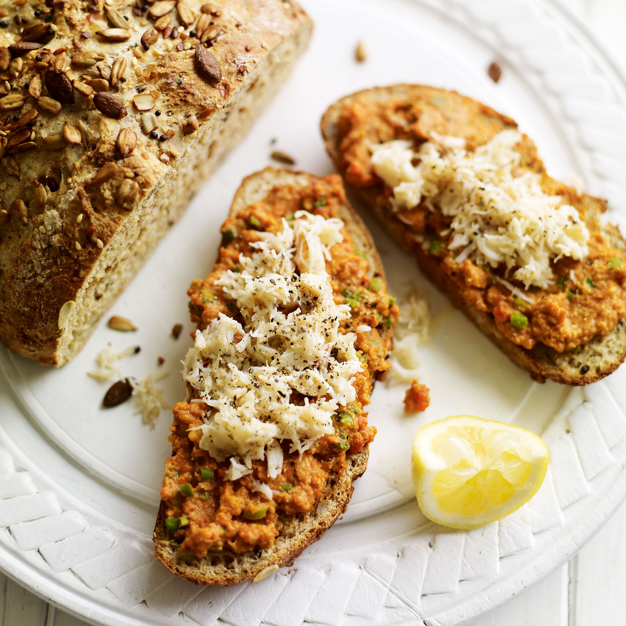 Soda Bread and Crab and Lemon Mayonnaise Four-seed Soda Bread recipe-bread recipes-recipe ideas-new recipes-woman and home