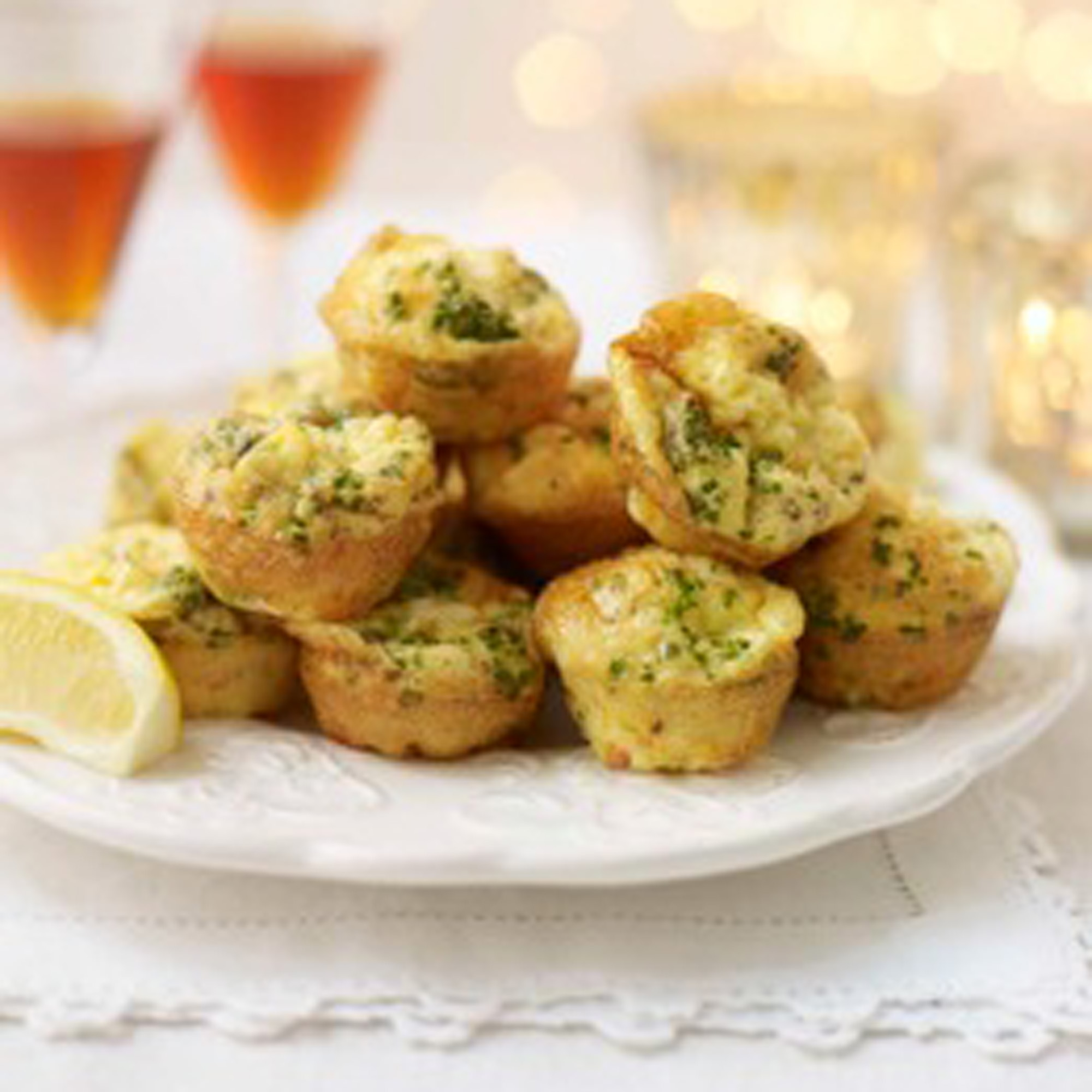 Mini smoked salmon and chive frittatas recipe Mini smoked salmon and chive frittatas recipe