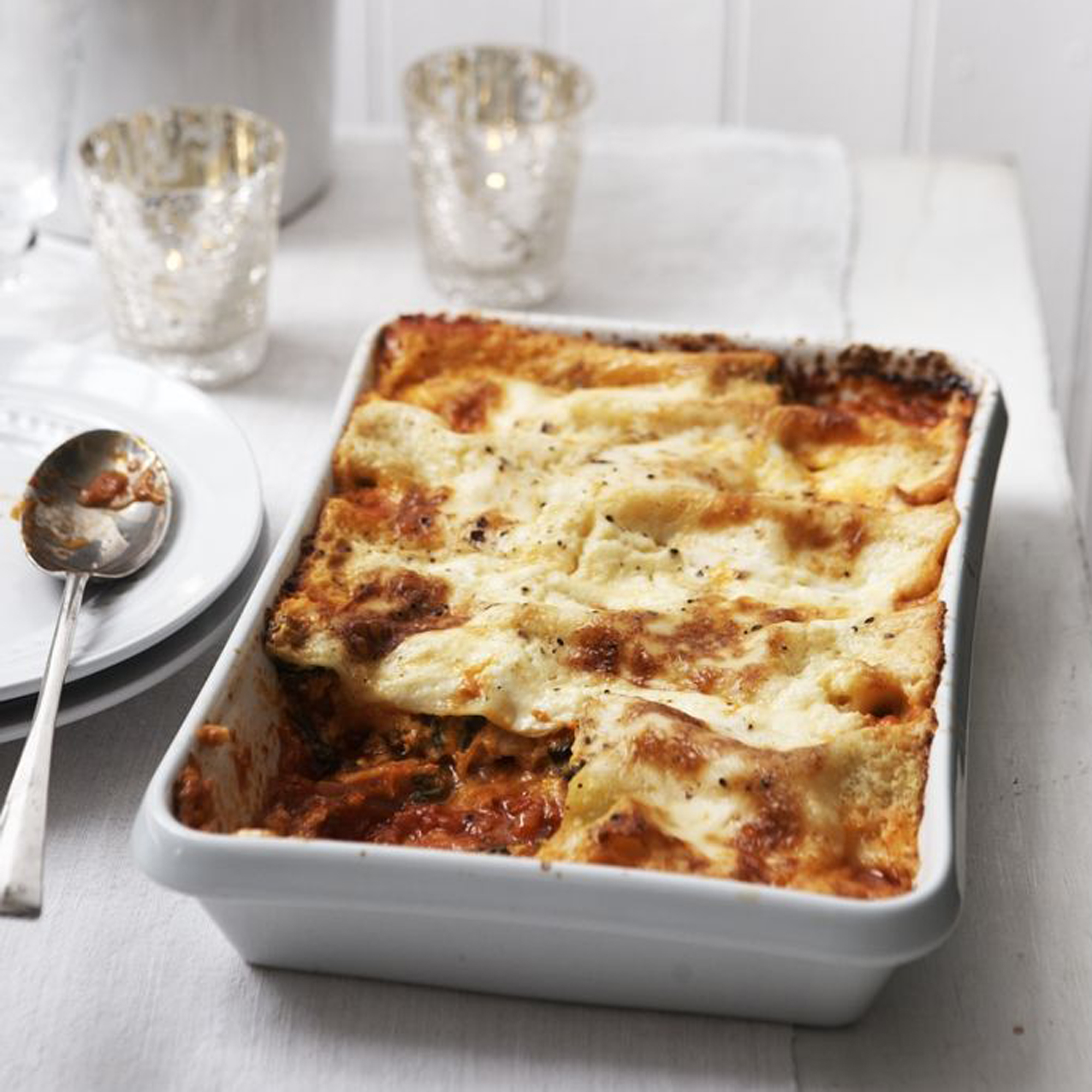 Squash and ricotta cannelloni with Taleggio recipe
