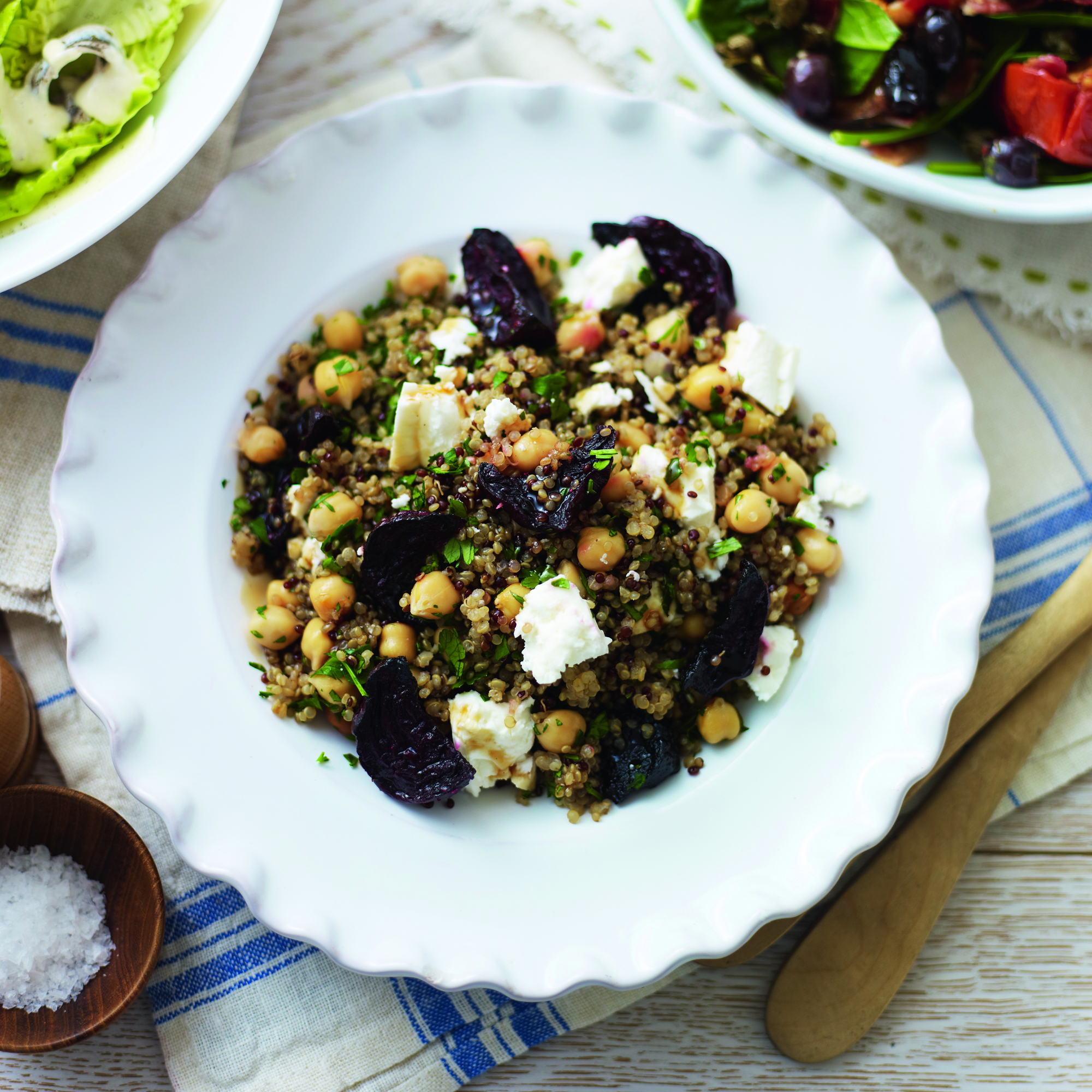 Beetroot, quinoa and chickpea salad recipe Beetroot, quinoa and chickpea salad recipe
