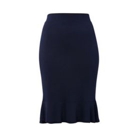 Therapy Peplum Midi Skirt