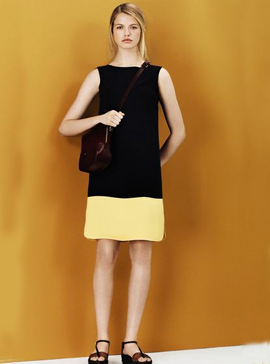 Jaeger Colour Block Dress Jaeger Colour Block Dress