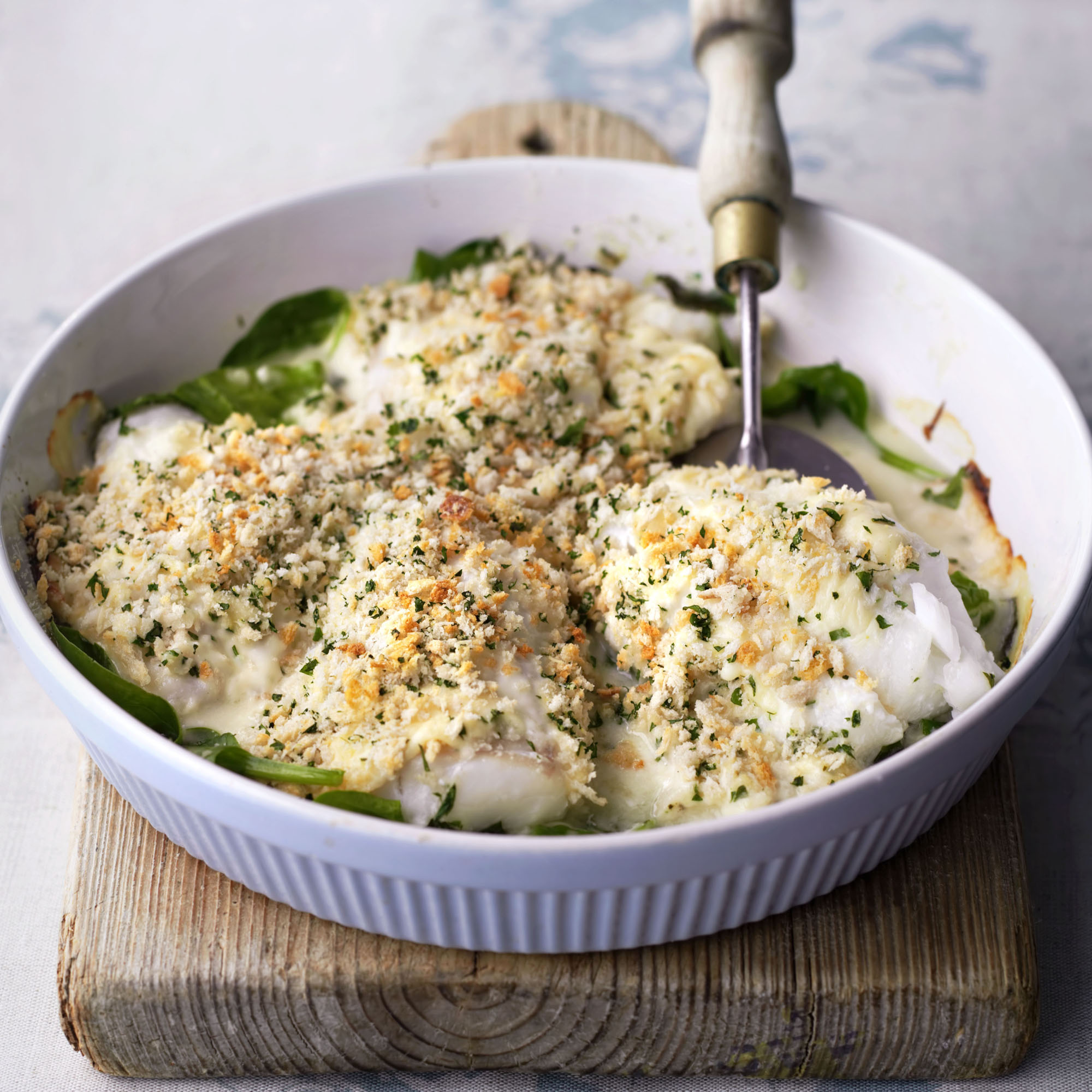 Smoked haddock rarebit recipe