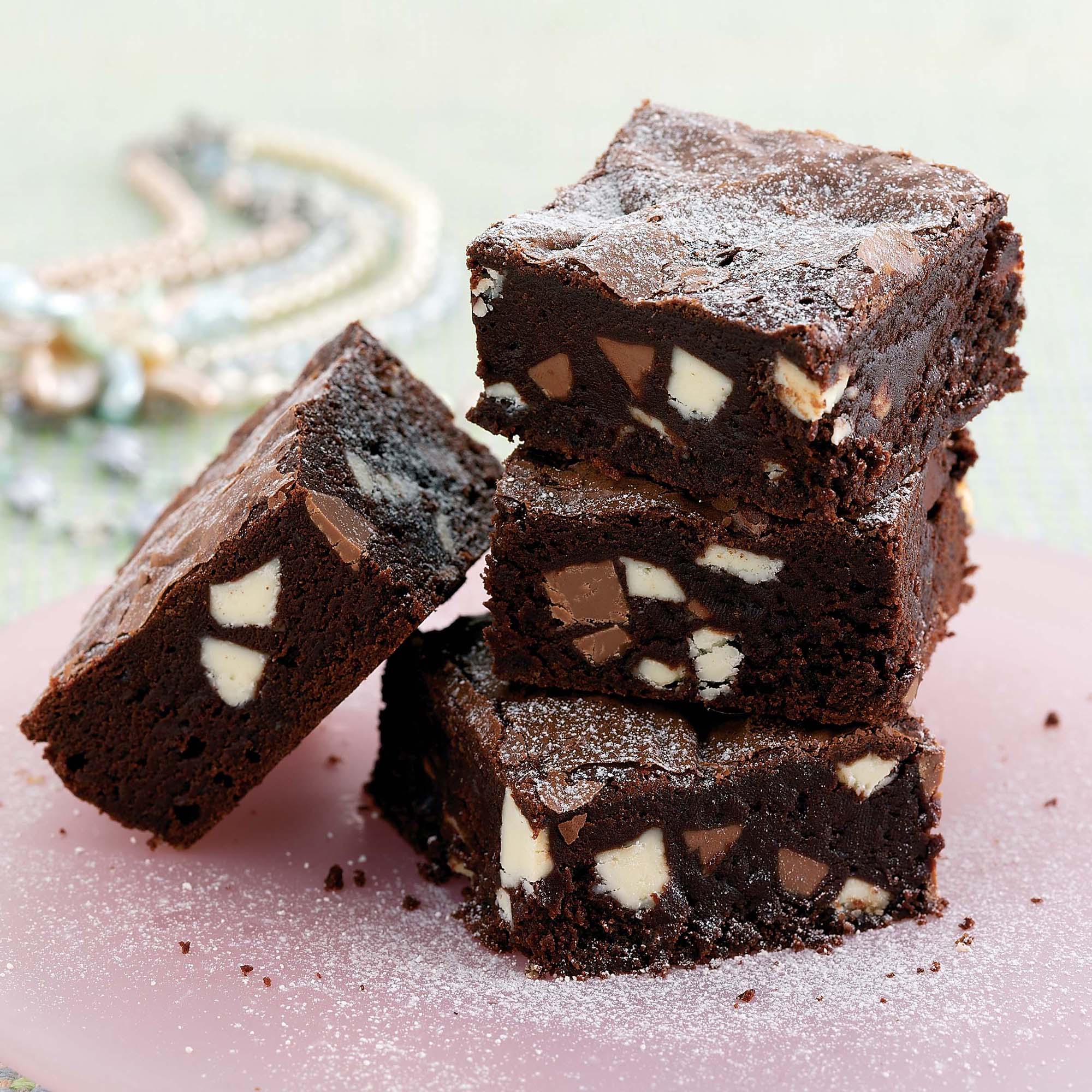 Triple Chocolate Brownies Triple choc brownies dinner tonight-woman and home
