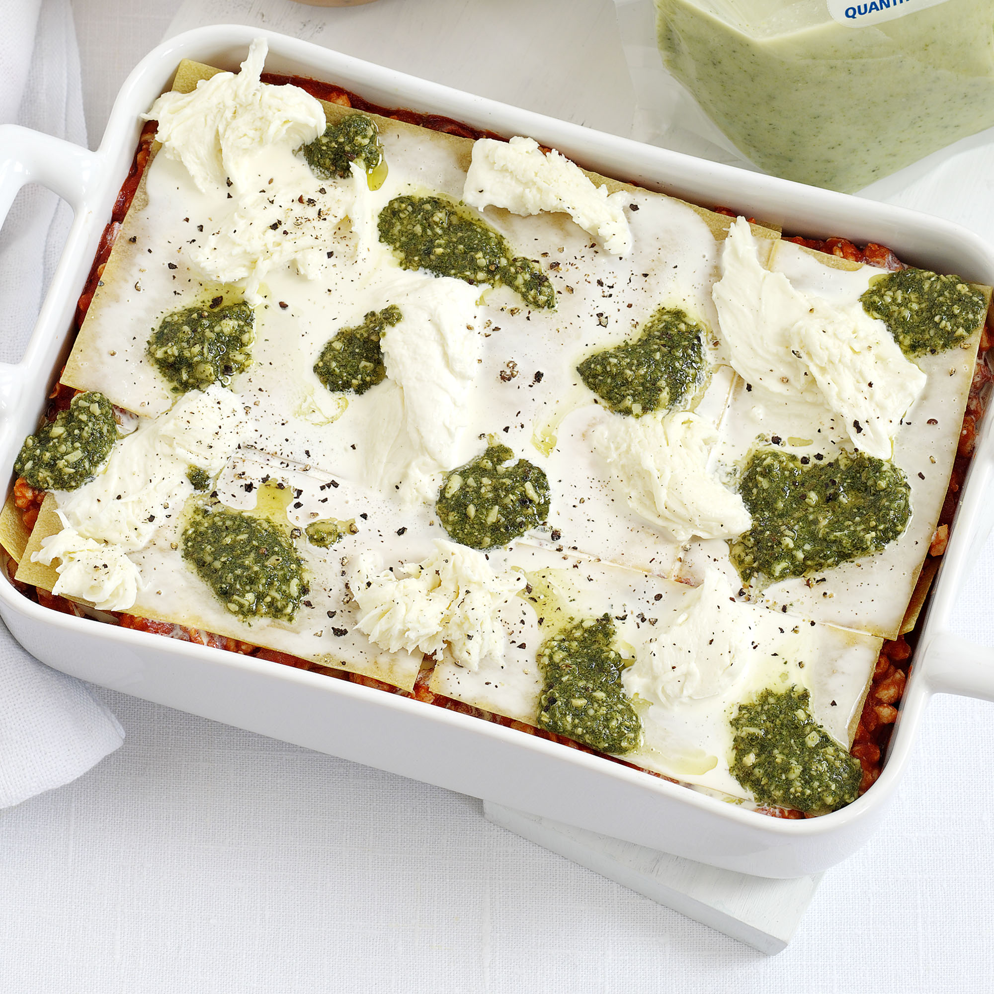 Turkey pesto lasagne recipe Turkey pesto lasagne recipe