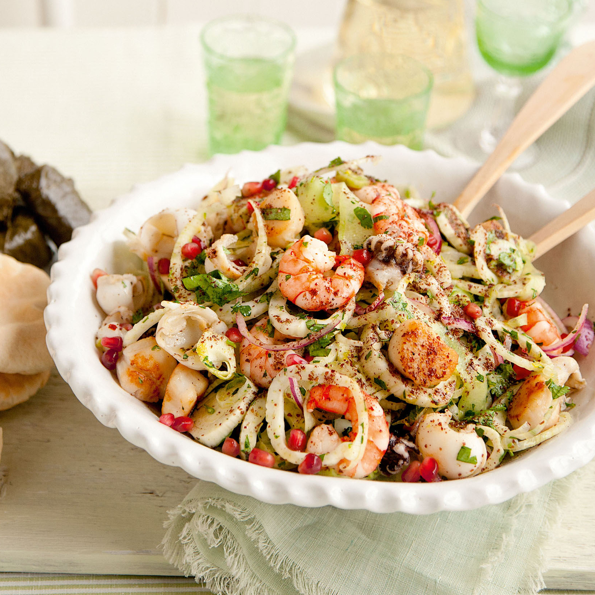 Seafood and fennel salad recipe