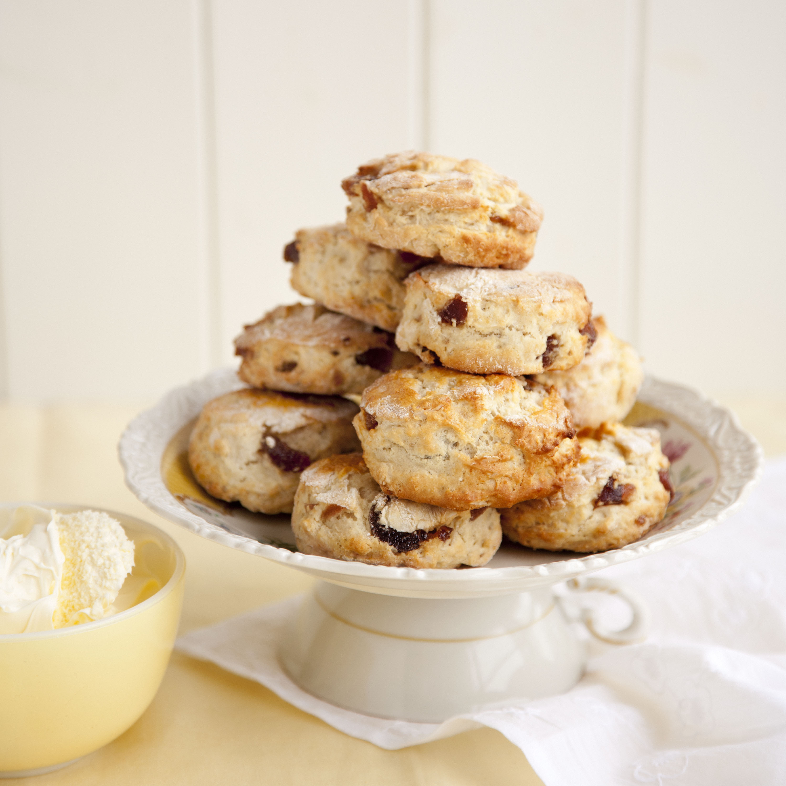 Cherry and almond scones recipe
