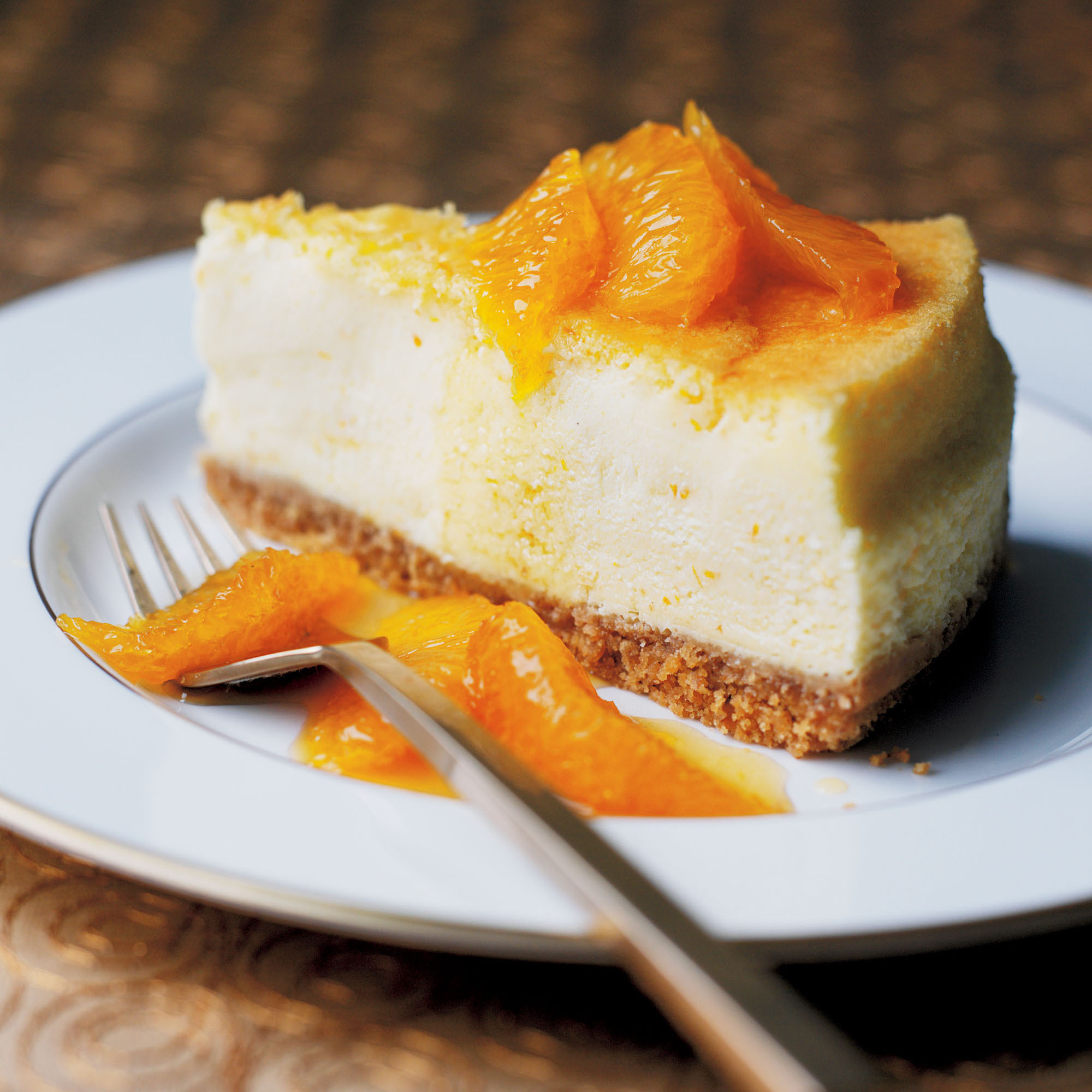 Baked Orange Cheesecake with Caramelised Oranges Baked orange cheesecake with caramelised oranges recipe-recipe ideas-new recipes-woman and home