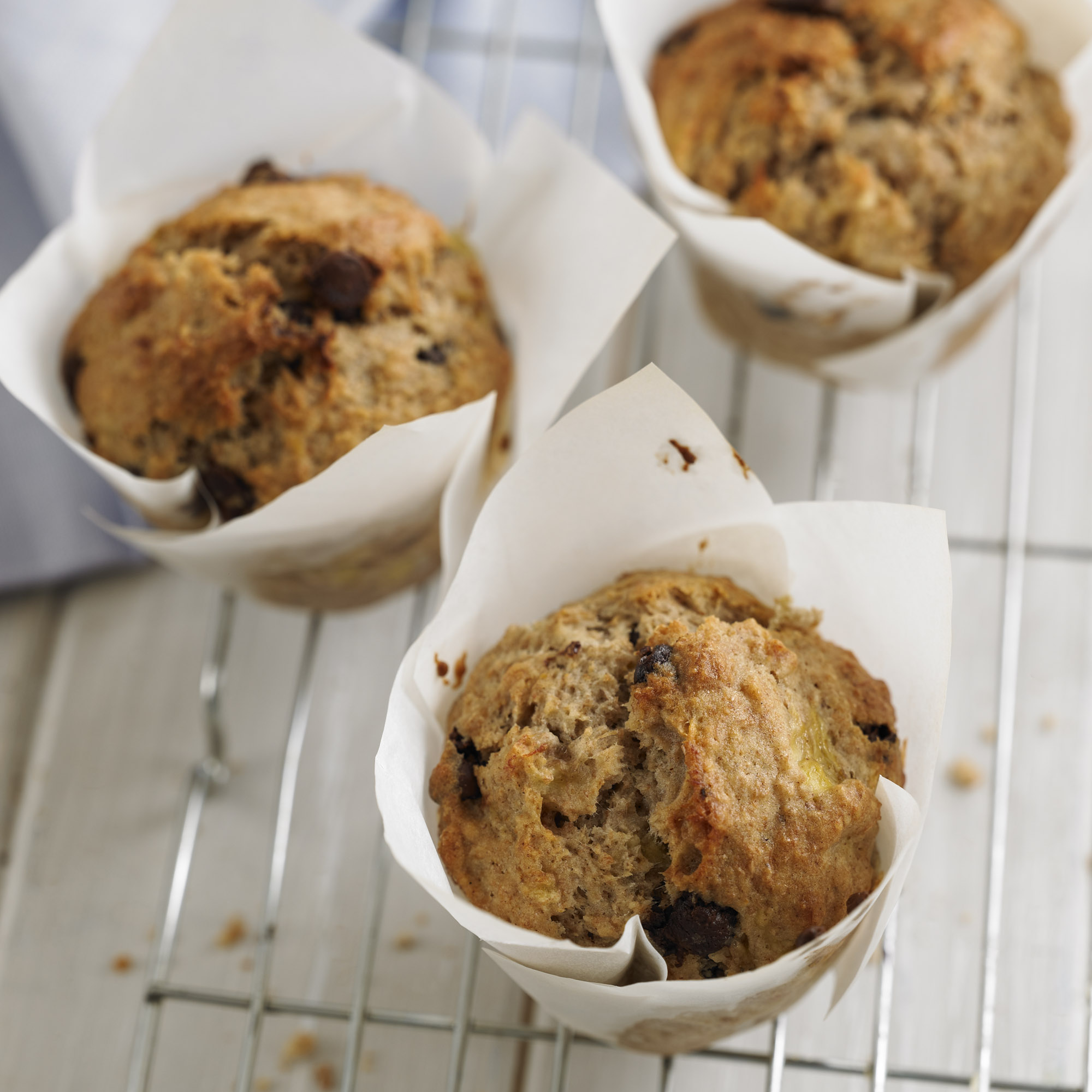 Banana choc chip muffins recipe
