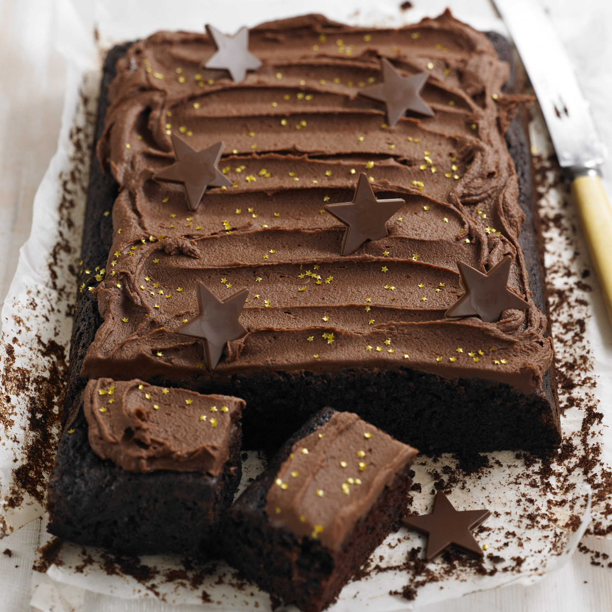 Chocolate Tray Bake Birthday Cake Chocolate tray bake birthday cake recipe-Chocolate recipes-recipe ideas-new recipes-woman and home
