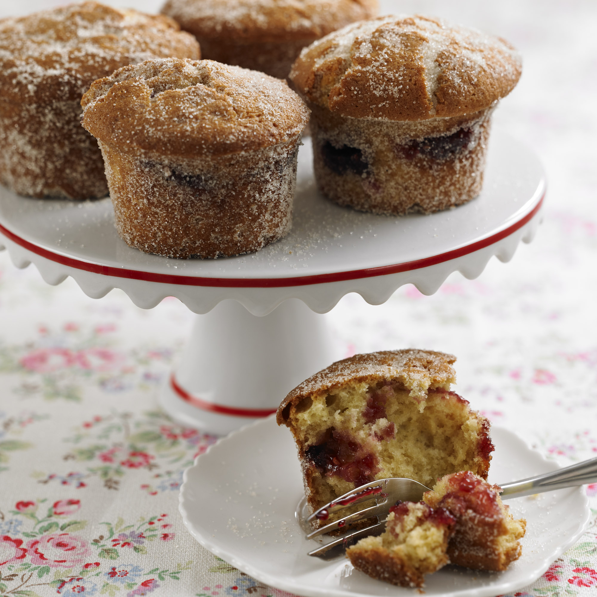 Jam doughnut muffins recipe Jam doughnut muffins recipe