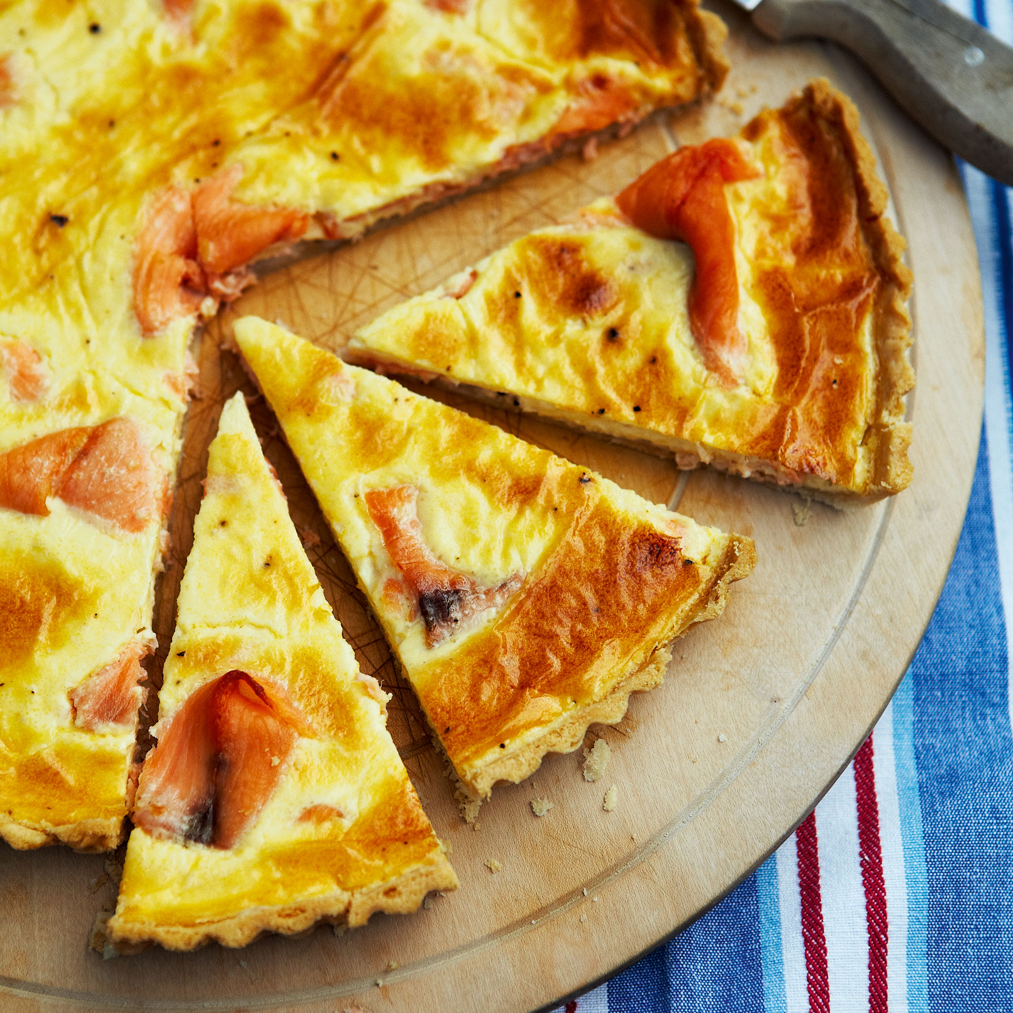Smoked Salmon Tart Smoked Salmon Tart-Jubilee-woman and home