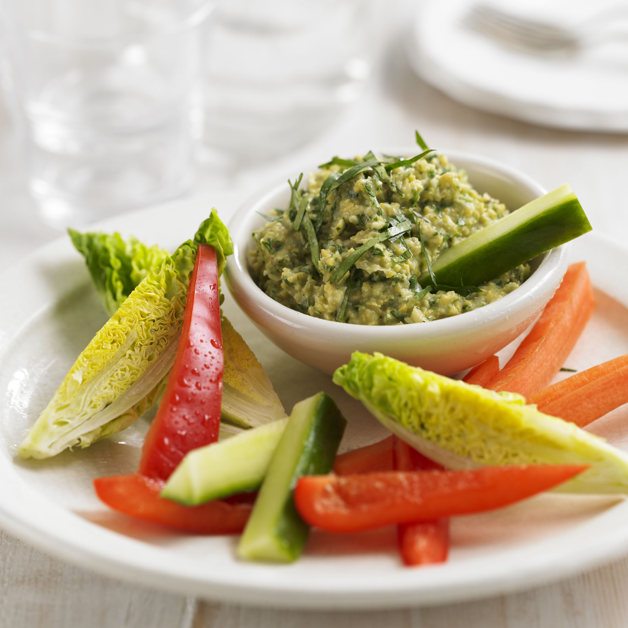 Lemon and coriander hummus recipe