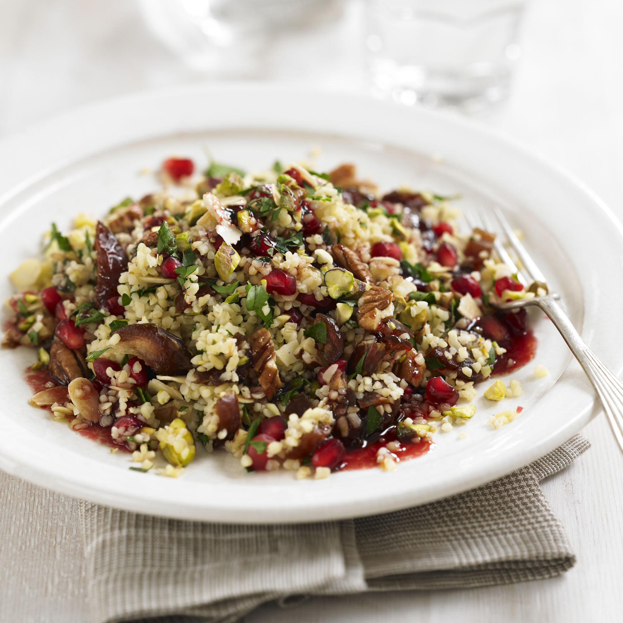 Fruit & nut bulgur wheat salad recipe Fruit & nut bulgur wheat salad recipe