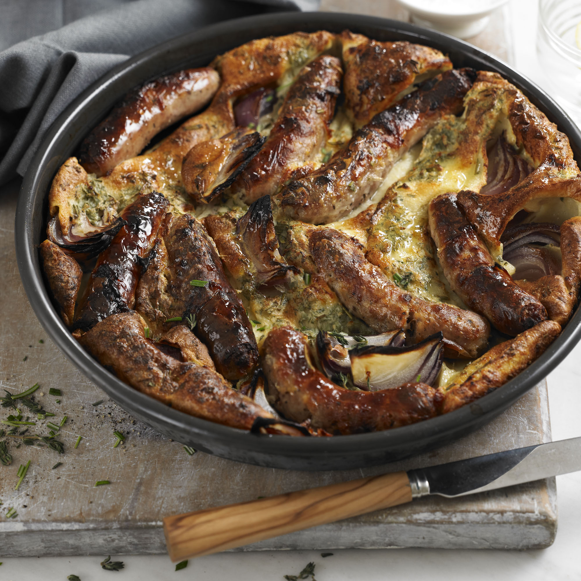 Herby toad in the hole recipe