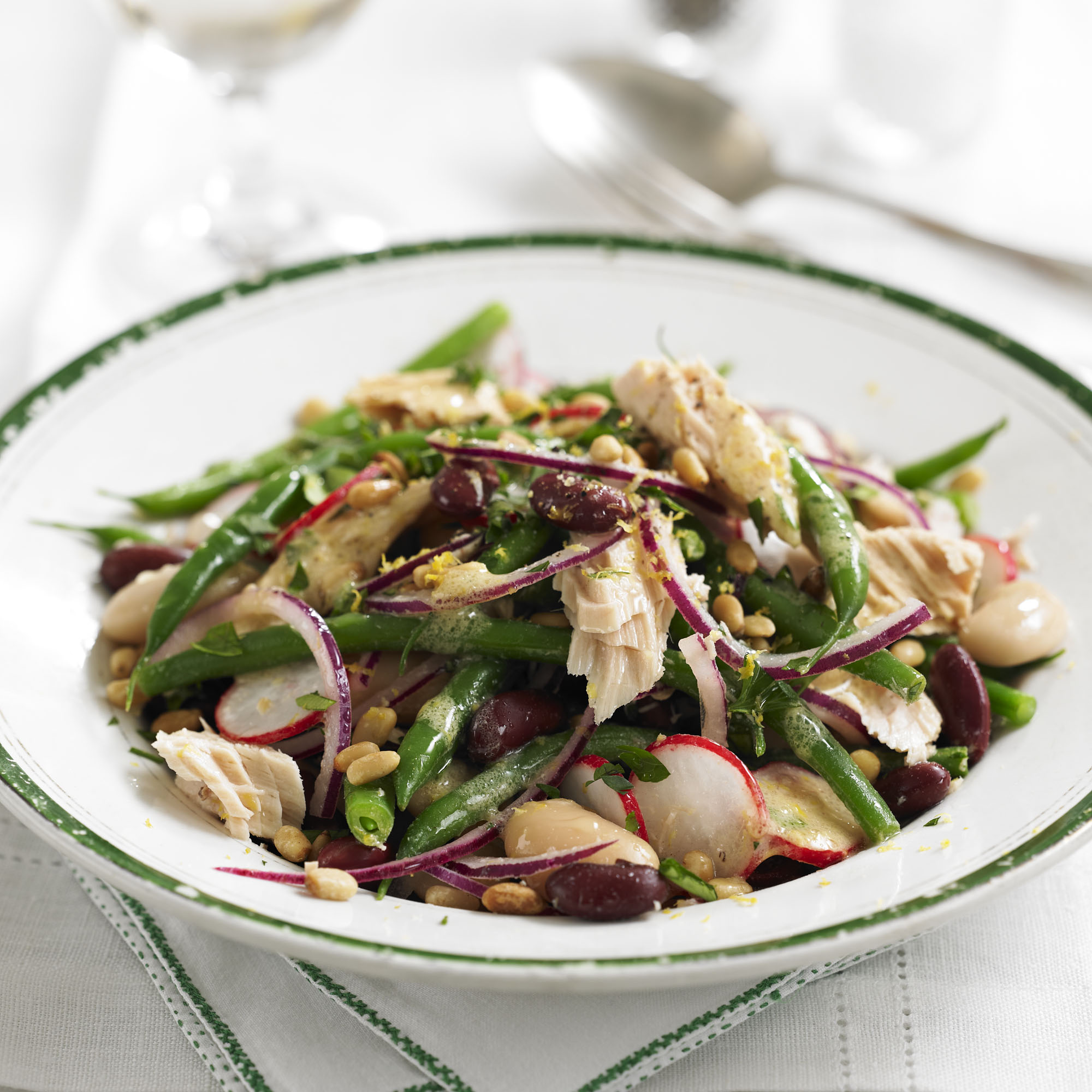 Tuna & three bean salad recipe Tuna & three bean salad recipe