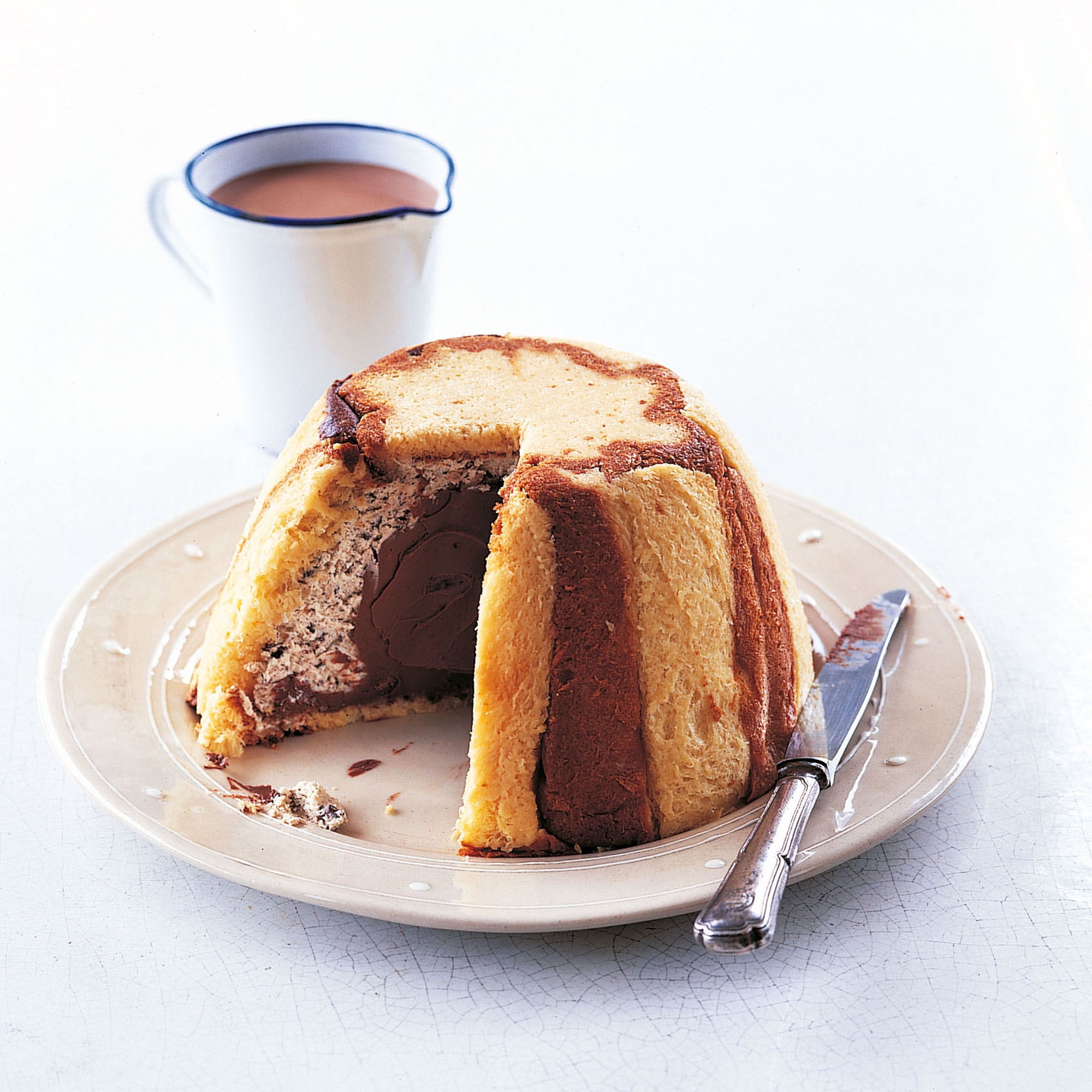 Zuccotto with mocha custard recipe