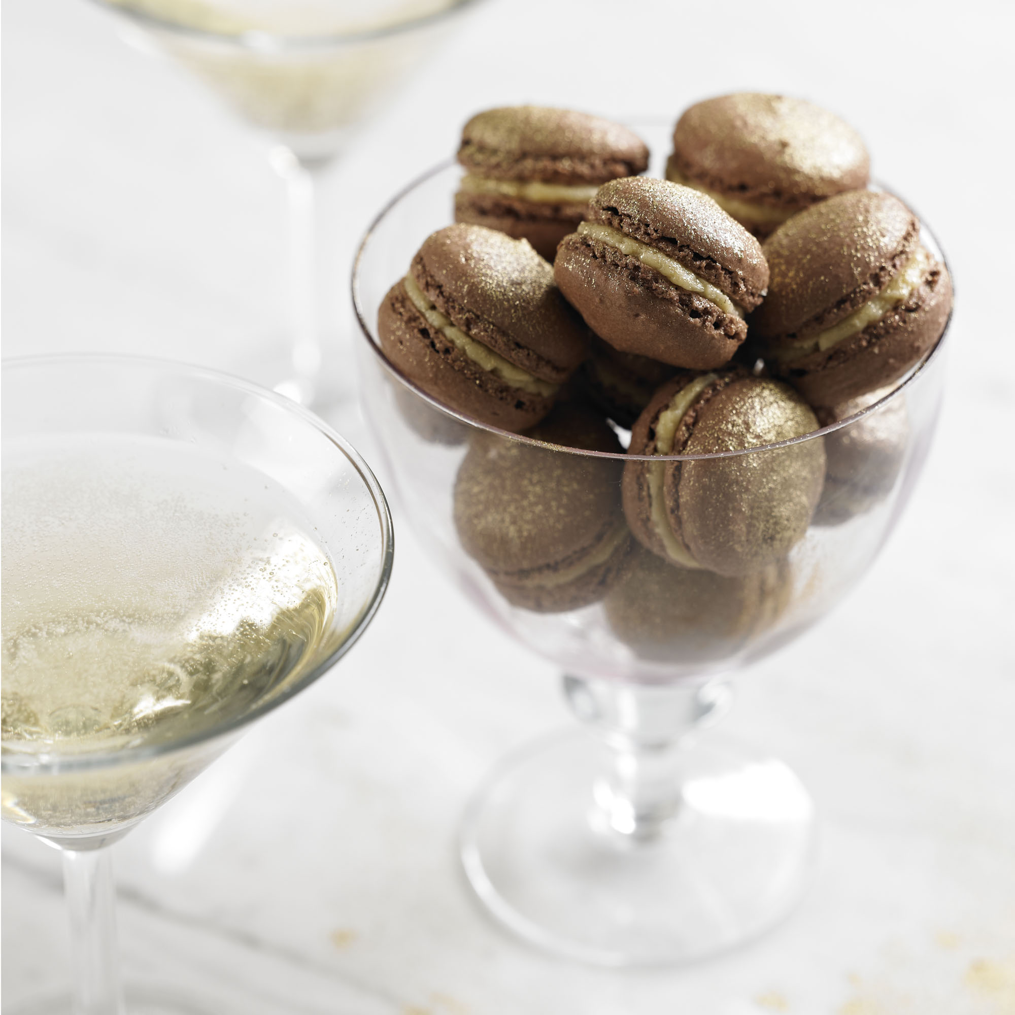 Chocolate and Grand Marnier Mini Macaroons Chocolate & Grand Marnier mini macaroons recipe-recipe ideas-new recipes-woman and home