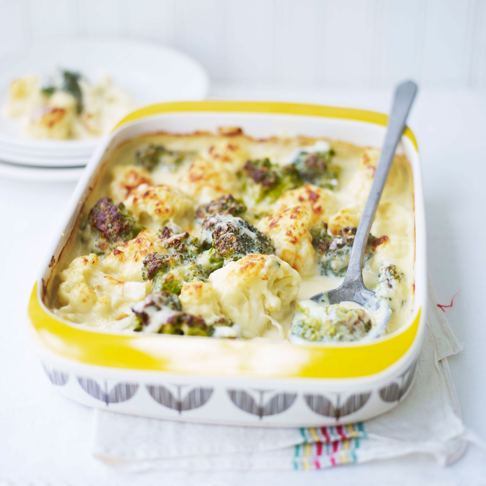 Broccoli and Cauliflower Bake Broccoli and Cauliflower Bake recipe-Vegetable recipes-recipe ideas-new recipes-woman and home