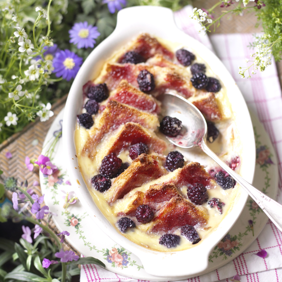 Summery Berry Bread and Butter Pudding Summery Berry Bread and Butter Pudding