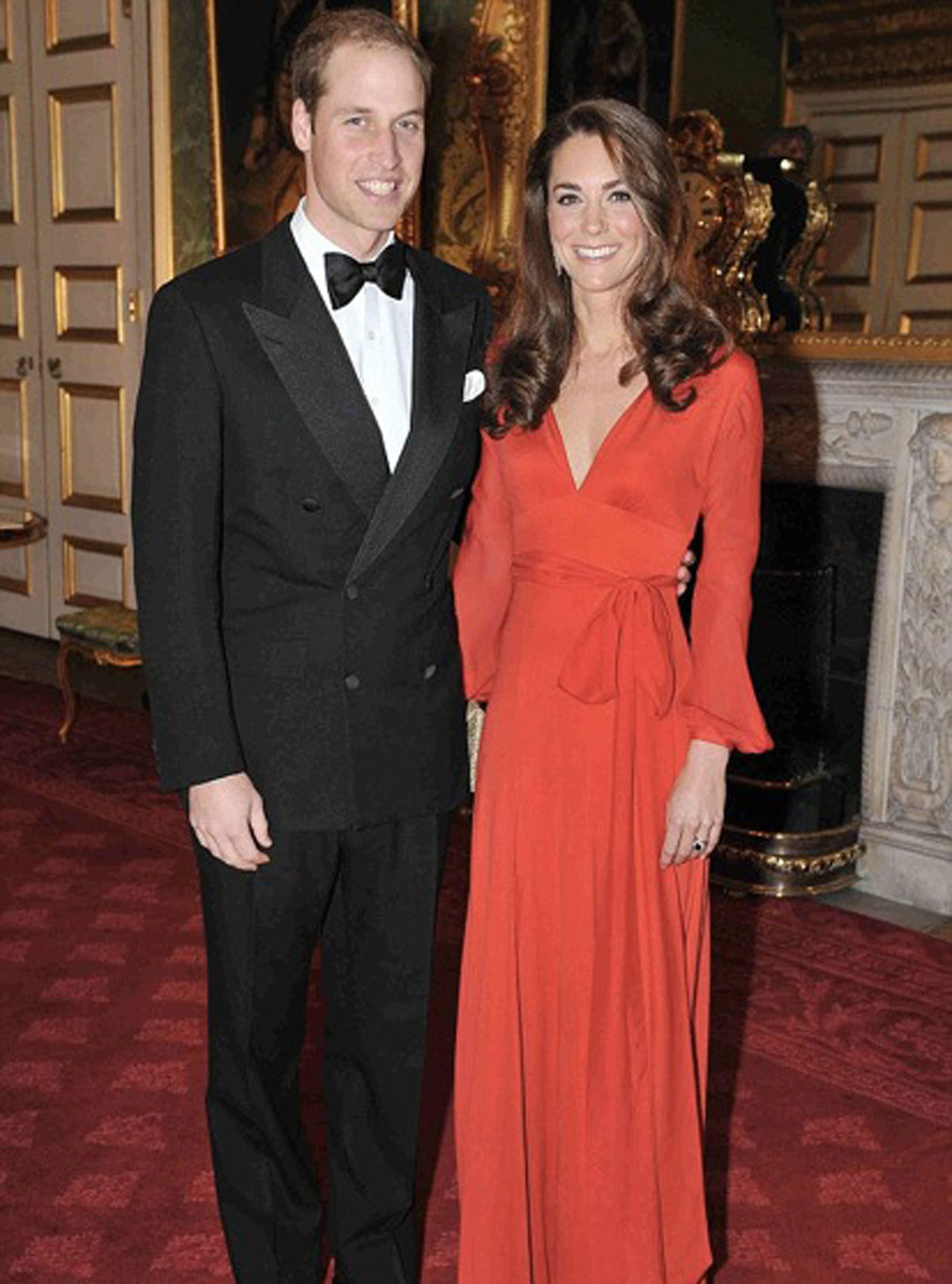 Kate Middleton Wearing Red