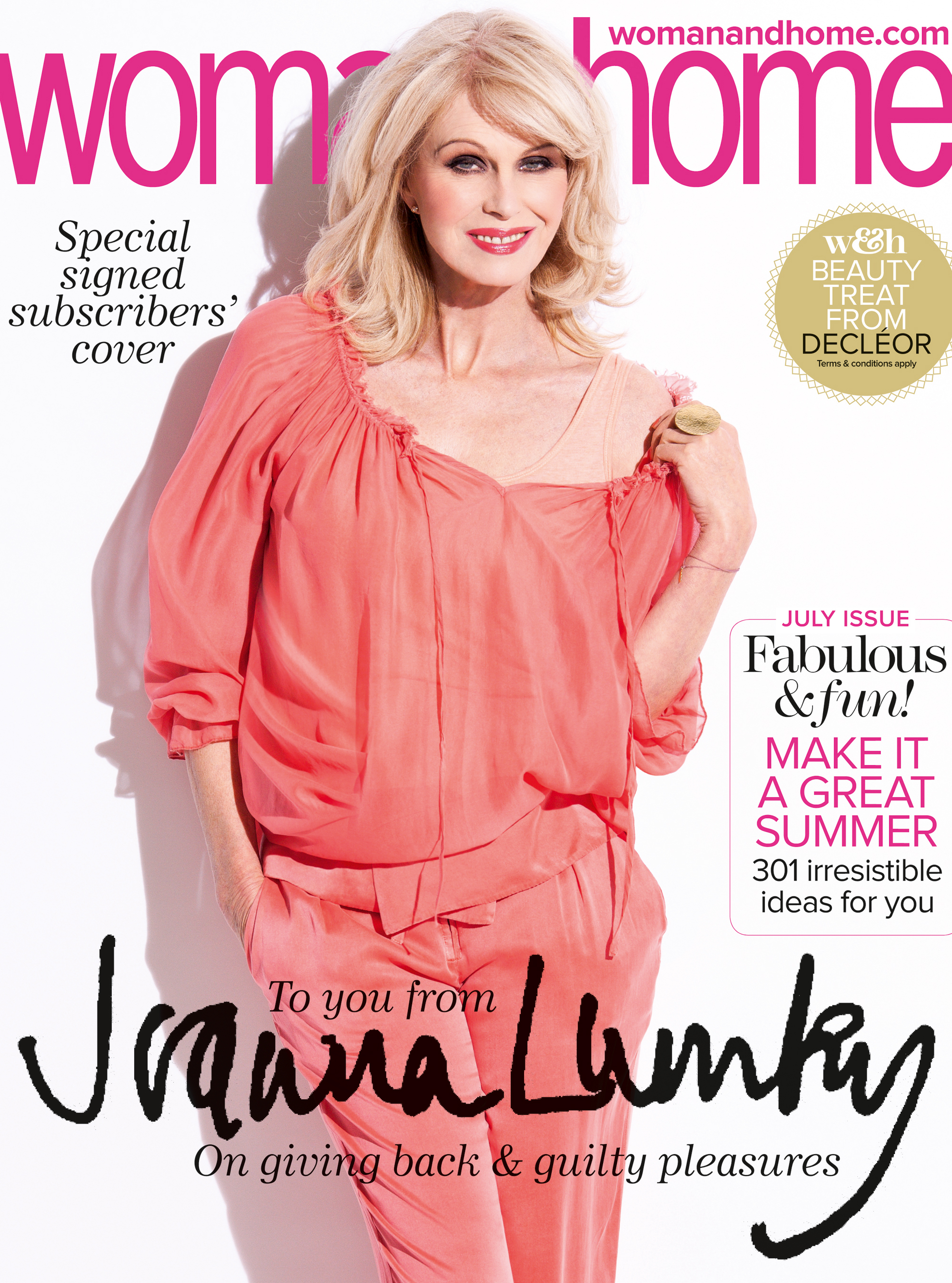 Joanna Lumley interview for woman&home
