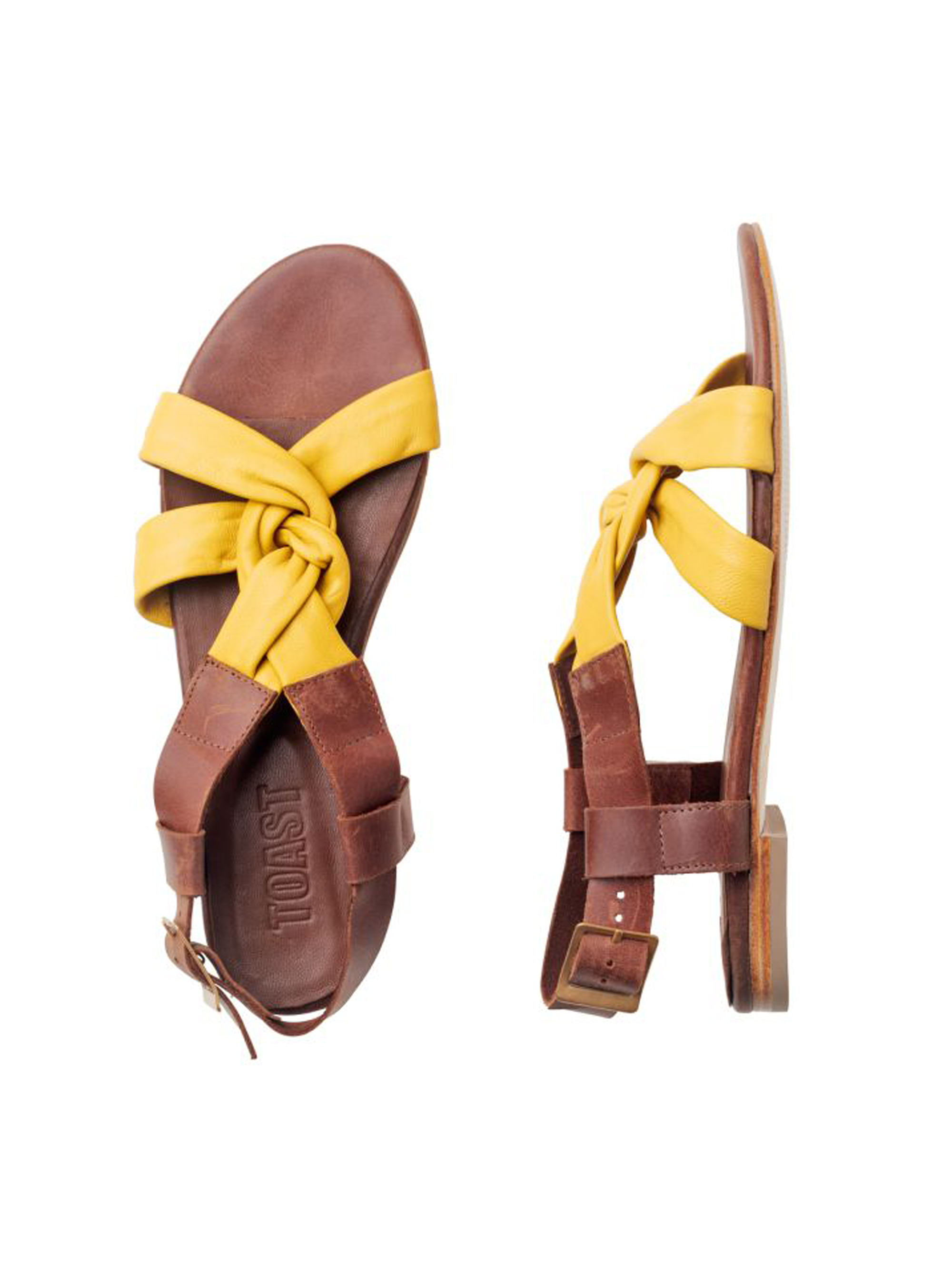 Toast Knotted Yellow Sandal