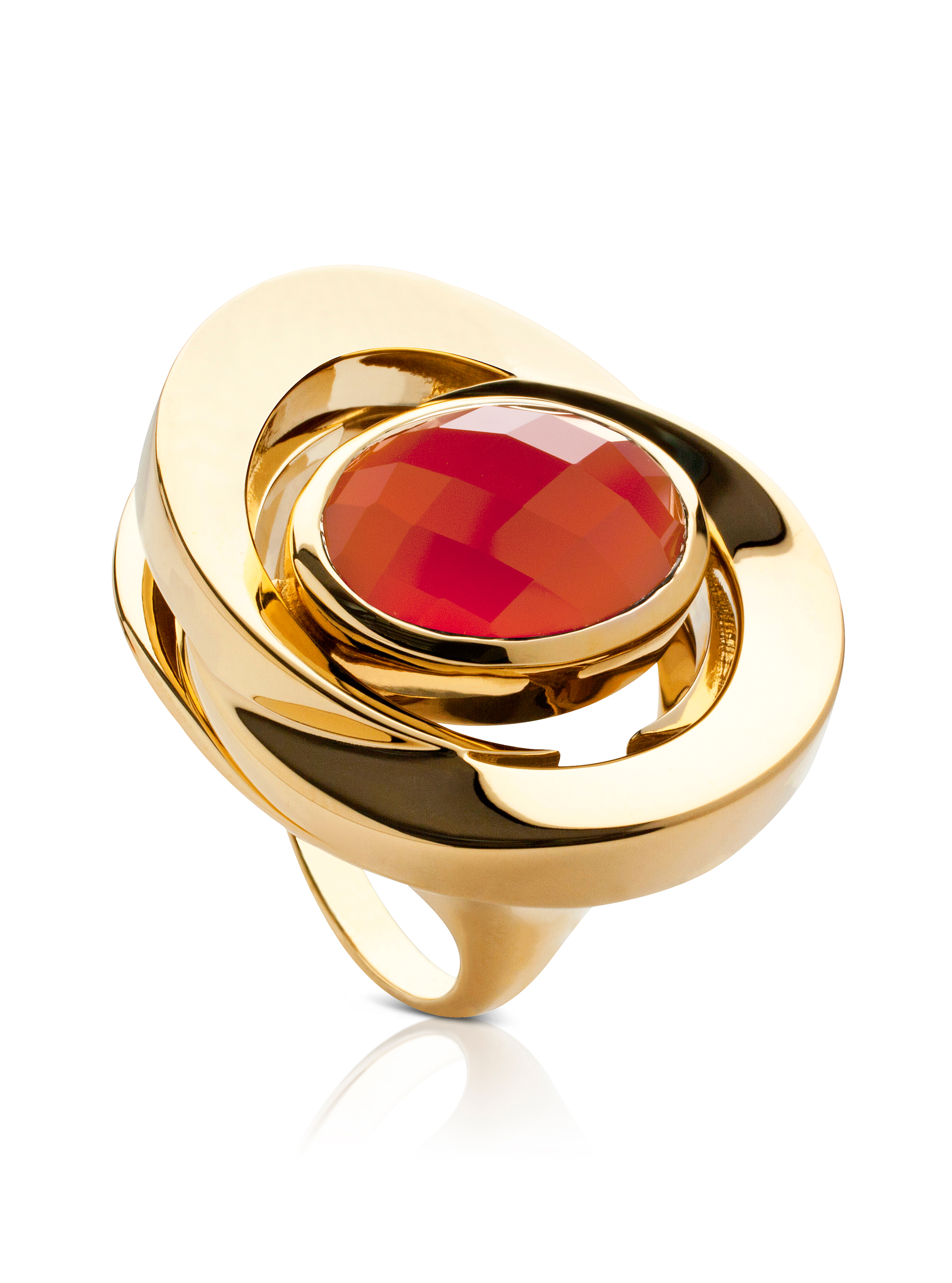 La Diosa at Boticca.com Carnelian Honey-Moon Ring