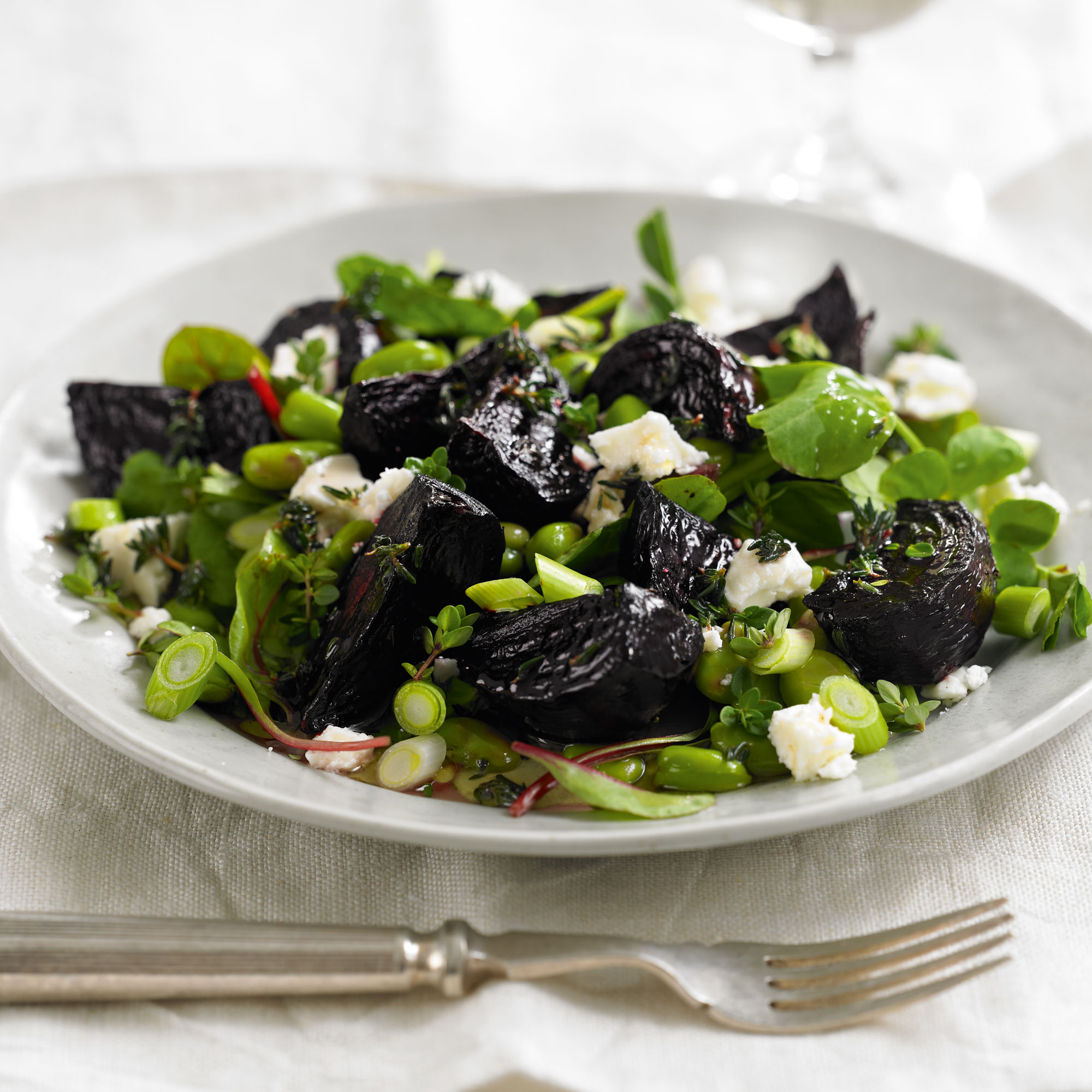 Beetroot and broad bean salad Beetroot and broad bean salad