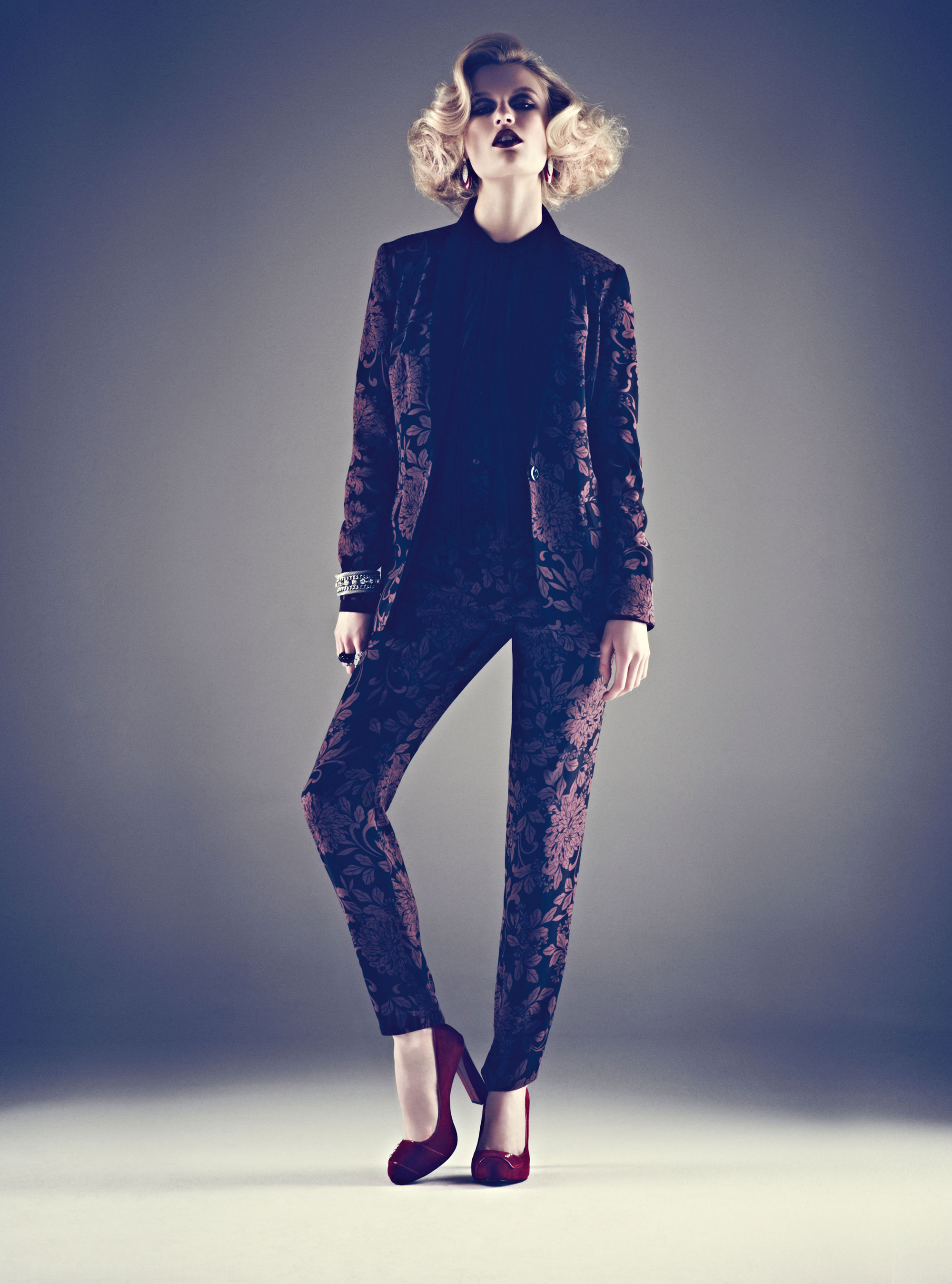 Yes, you can wear printed trousers! marks and spencer autumn/winter 2012-fashion-woman and home