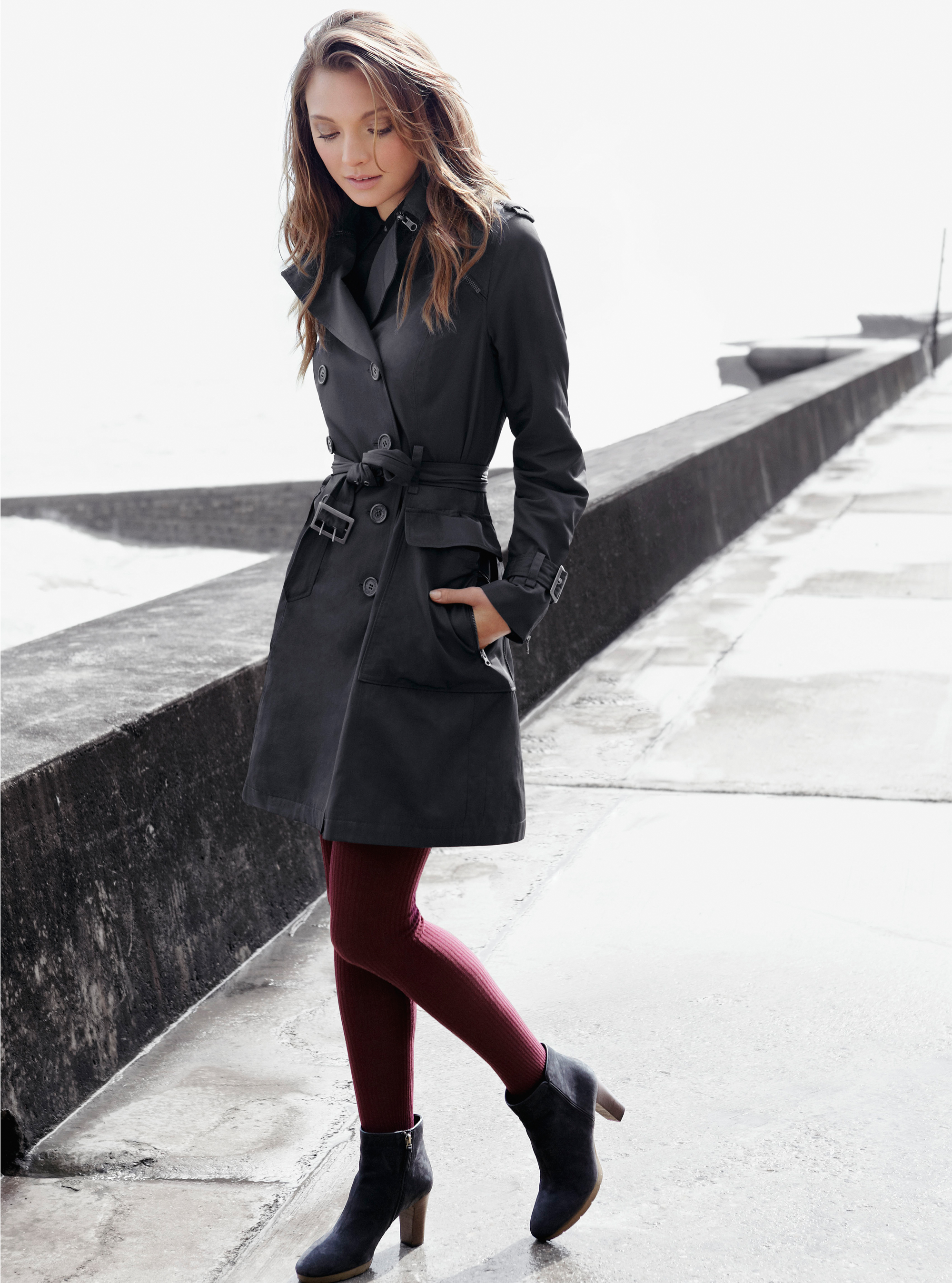 Mint Velvet Storm Zip Trench Coat