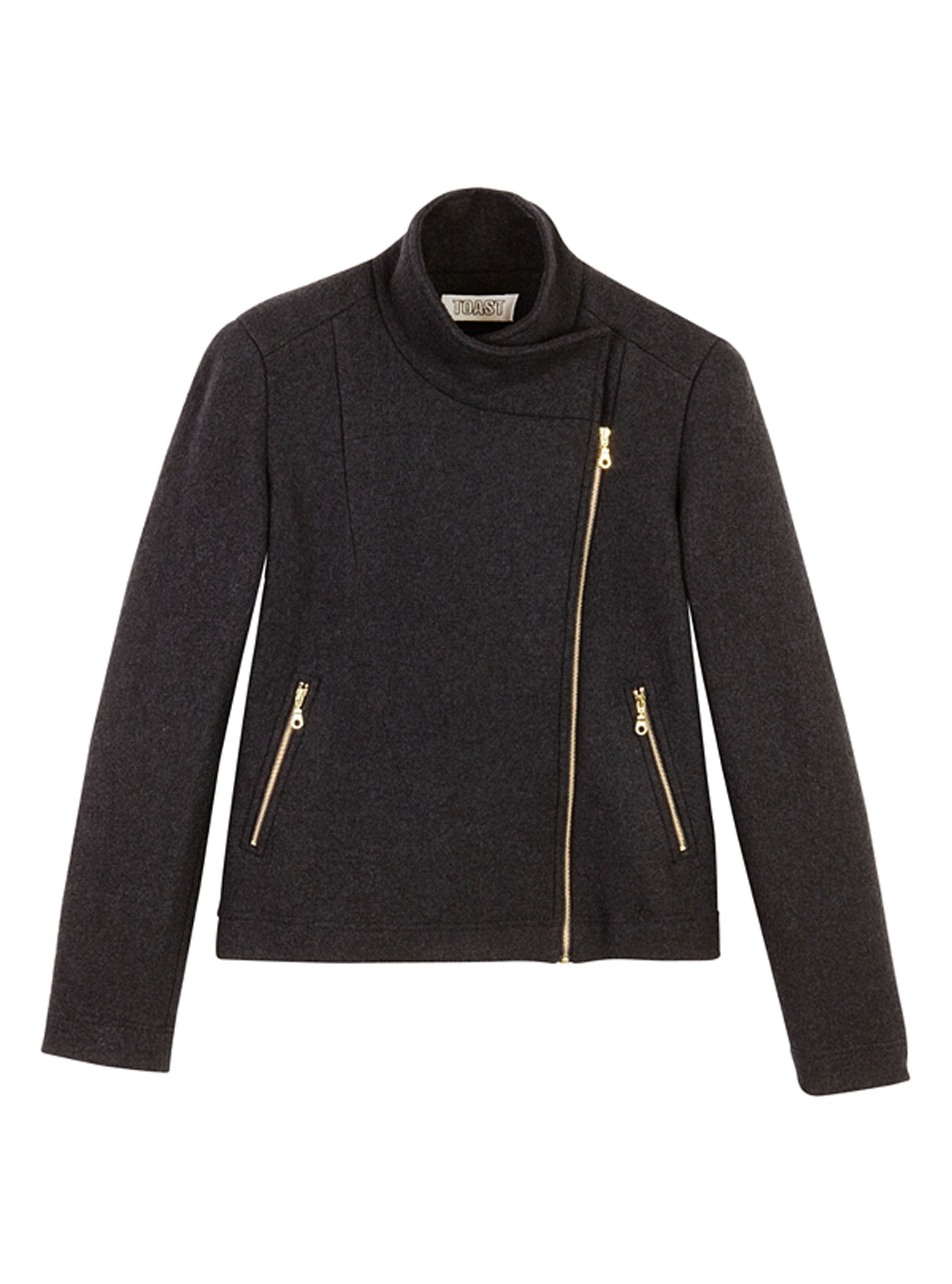 Biker jacket - Biker jacket: Toast black knit biker, ?165 - Woman And Home