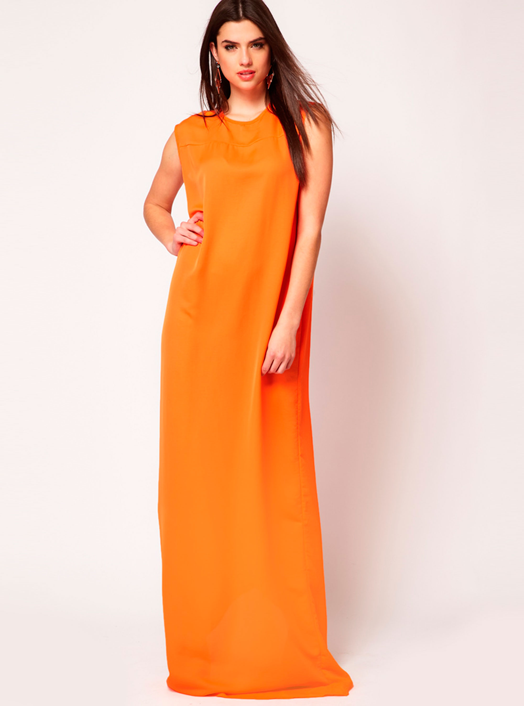 Aqua Alice Column Maxi Dress