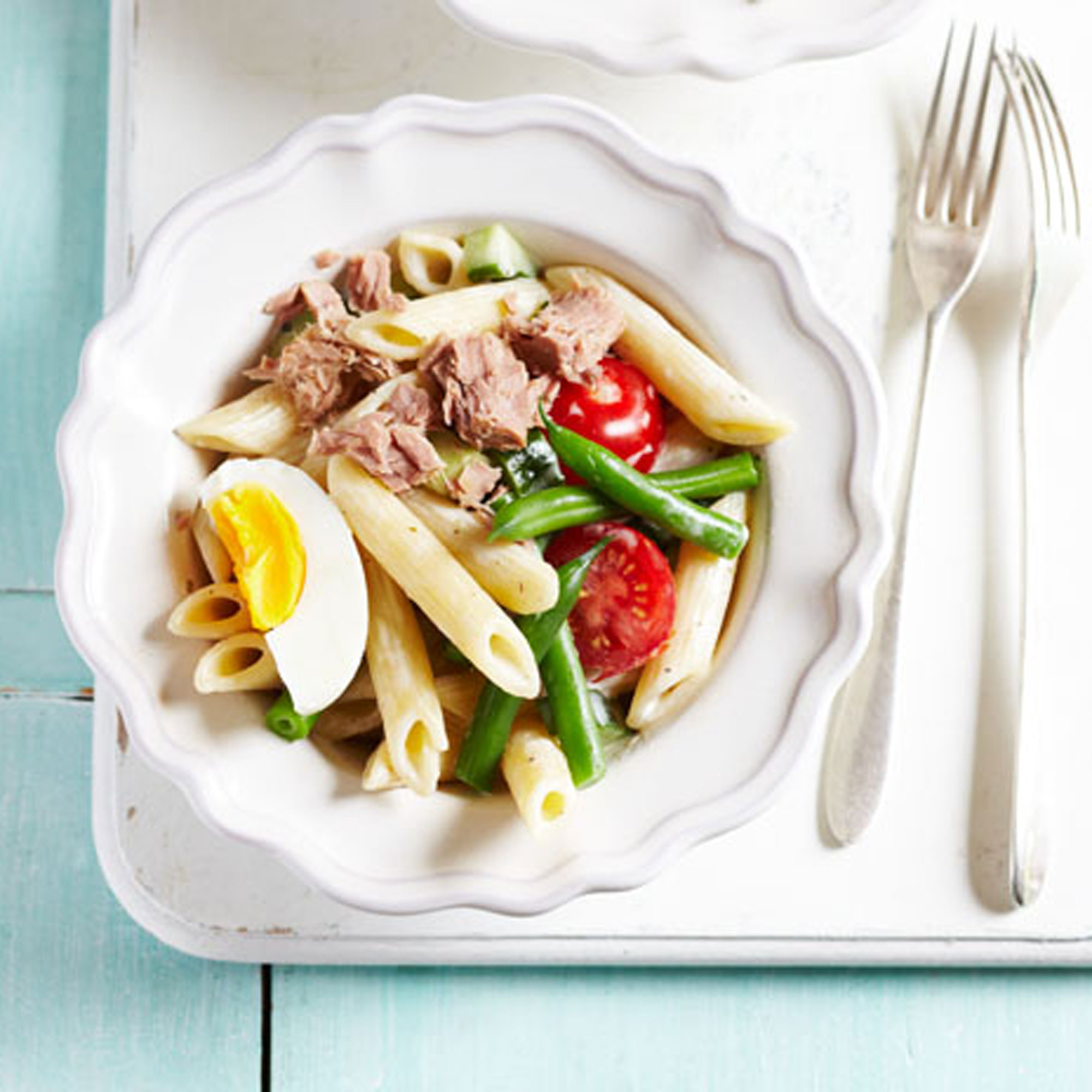 Healthy Pasta Recipes French-tuna-nicoise-pasta-recipe-photo