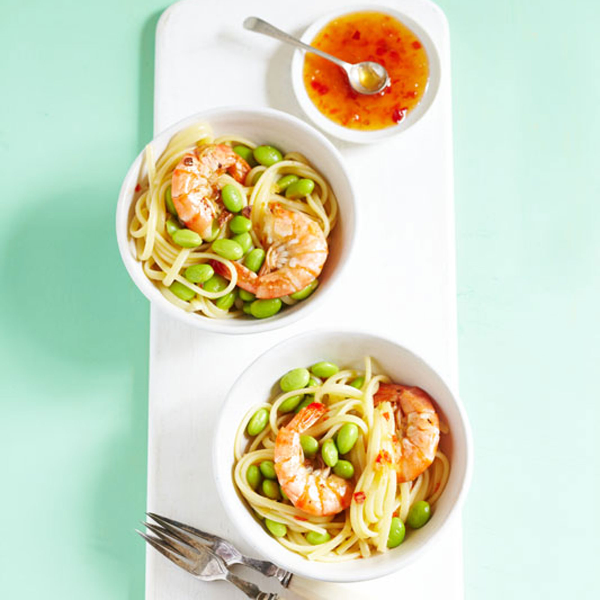 Thai sweet chilli prawn and pasta recipe Thai sweet chilli prawn and pasta recipe