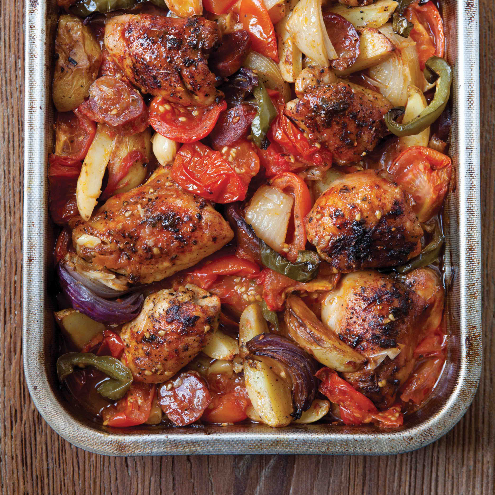 The Hairy Bikers' Spanish-style Chicken Bake