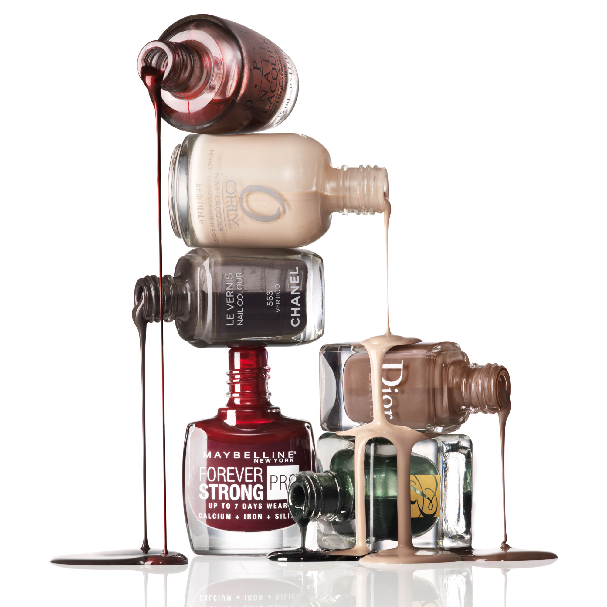 Winter 2012 nail polishes photo