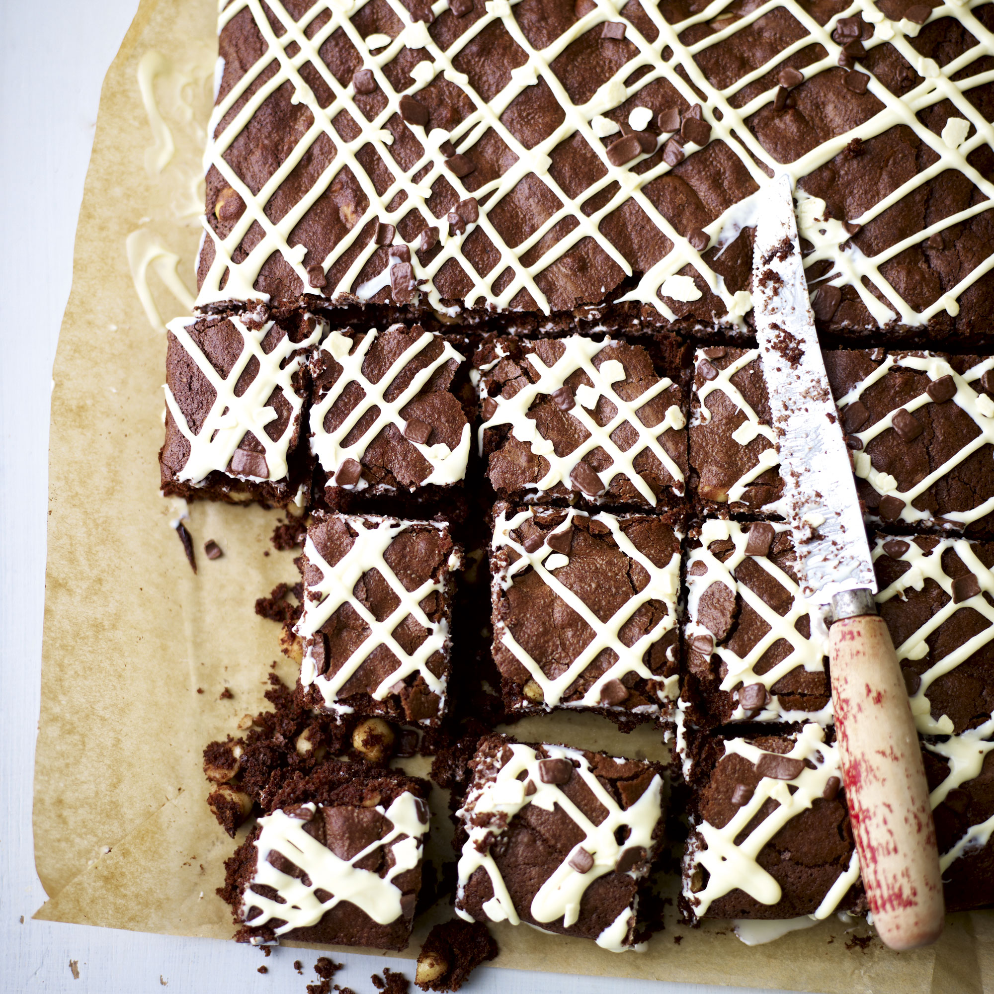 Hazelnut and Frangelico brownies