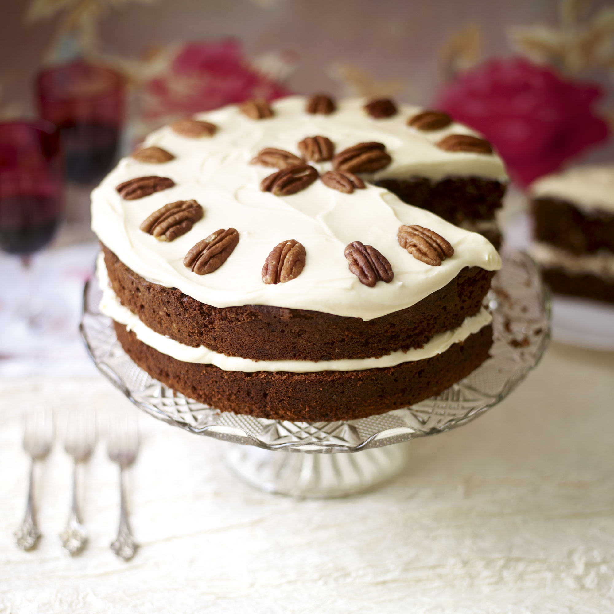 Espresso and pecan cake Espresso and pecan cake
