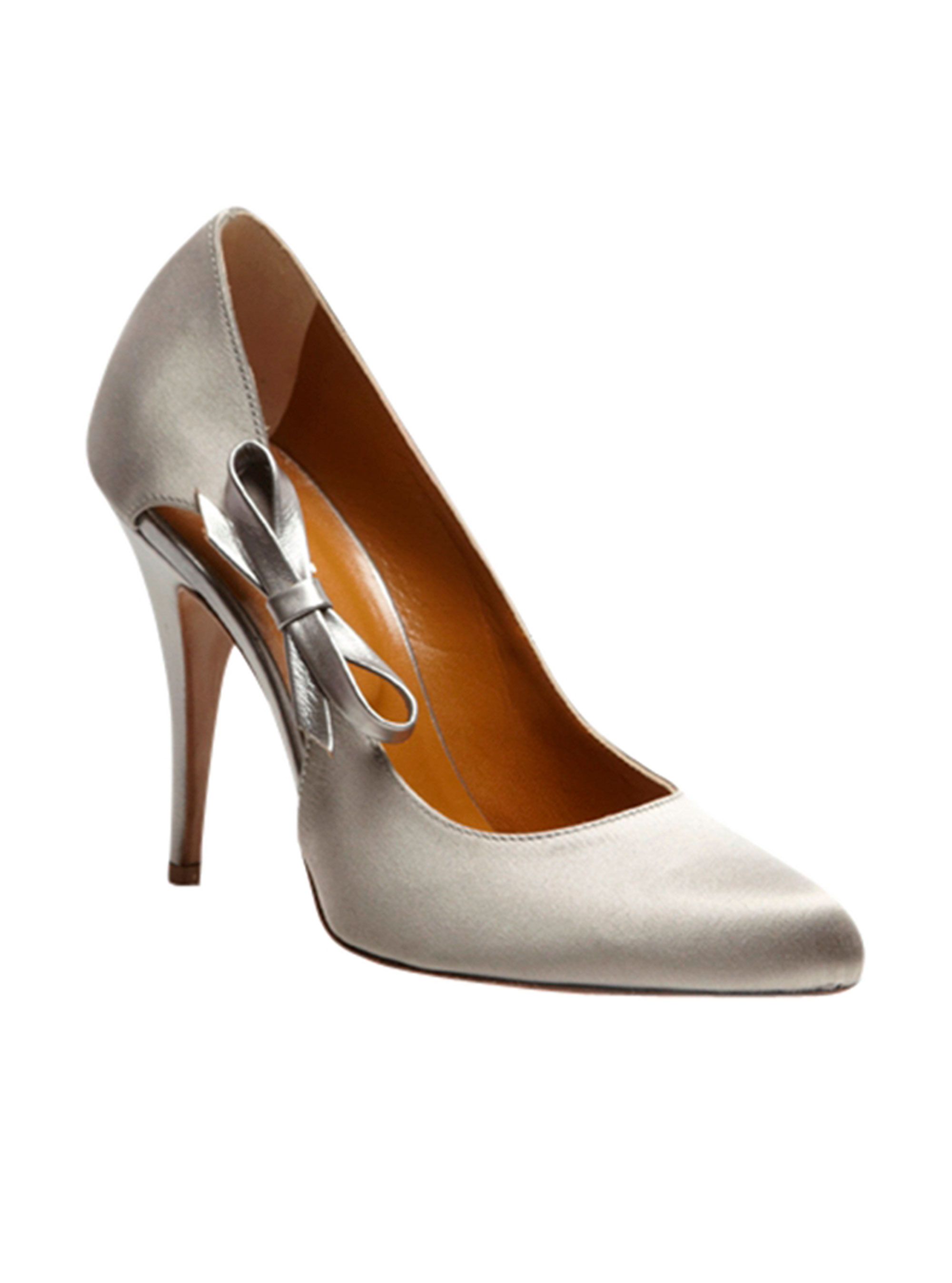 Hobbs Invitation Arlena Satin Bow Court Shoes