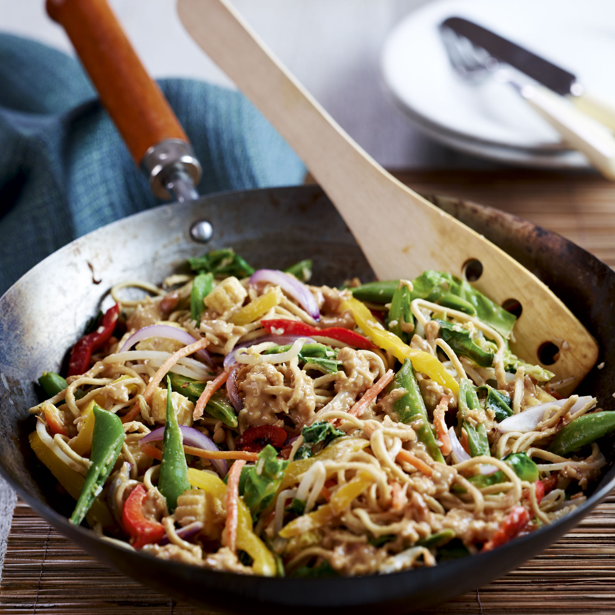 Satay vegetable stir-fry Satay vegetable stir-fry