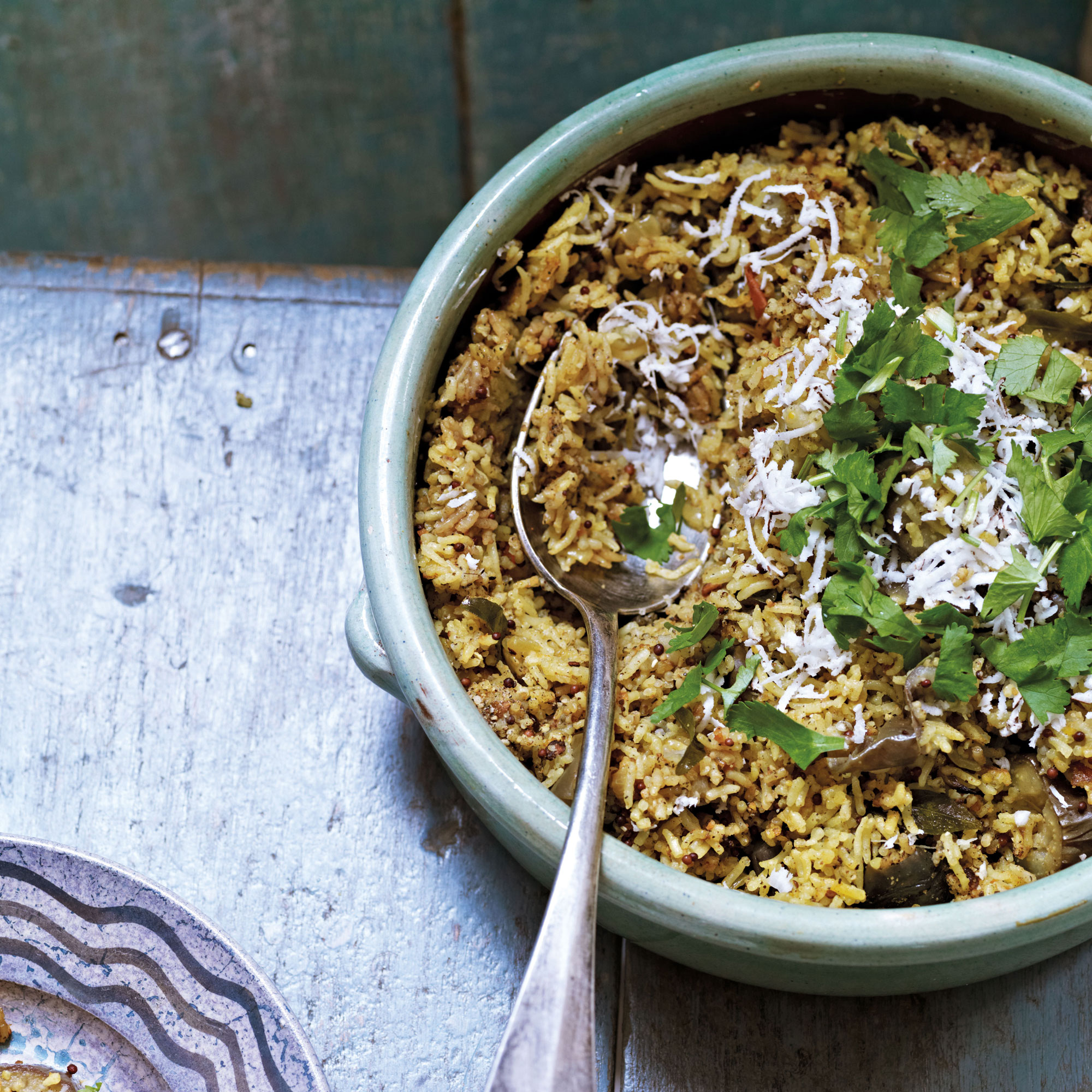 Spiced Aubergine and Tamarind Rice Spiced Aubergine and Tamarind Rice