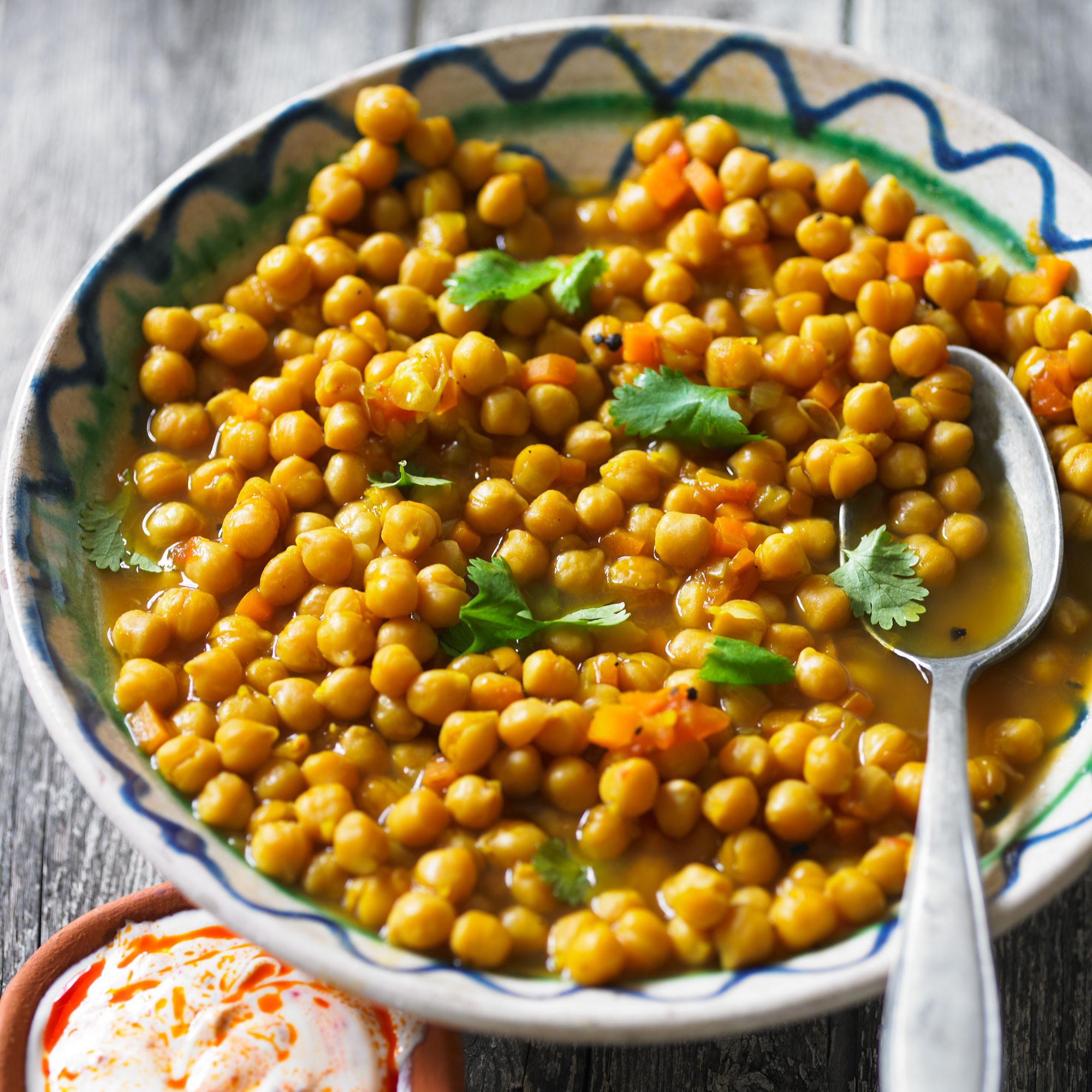 Moroccan Chickpeas with Saffron and Coriander Moroccan Chickpeas with Saffron and Coriander