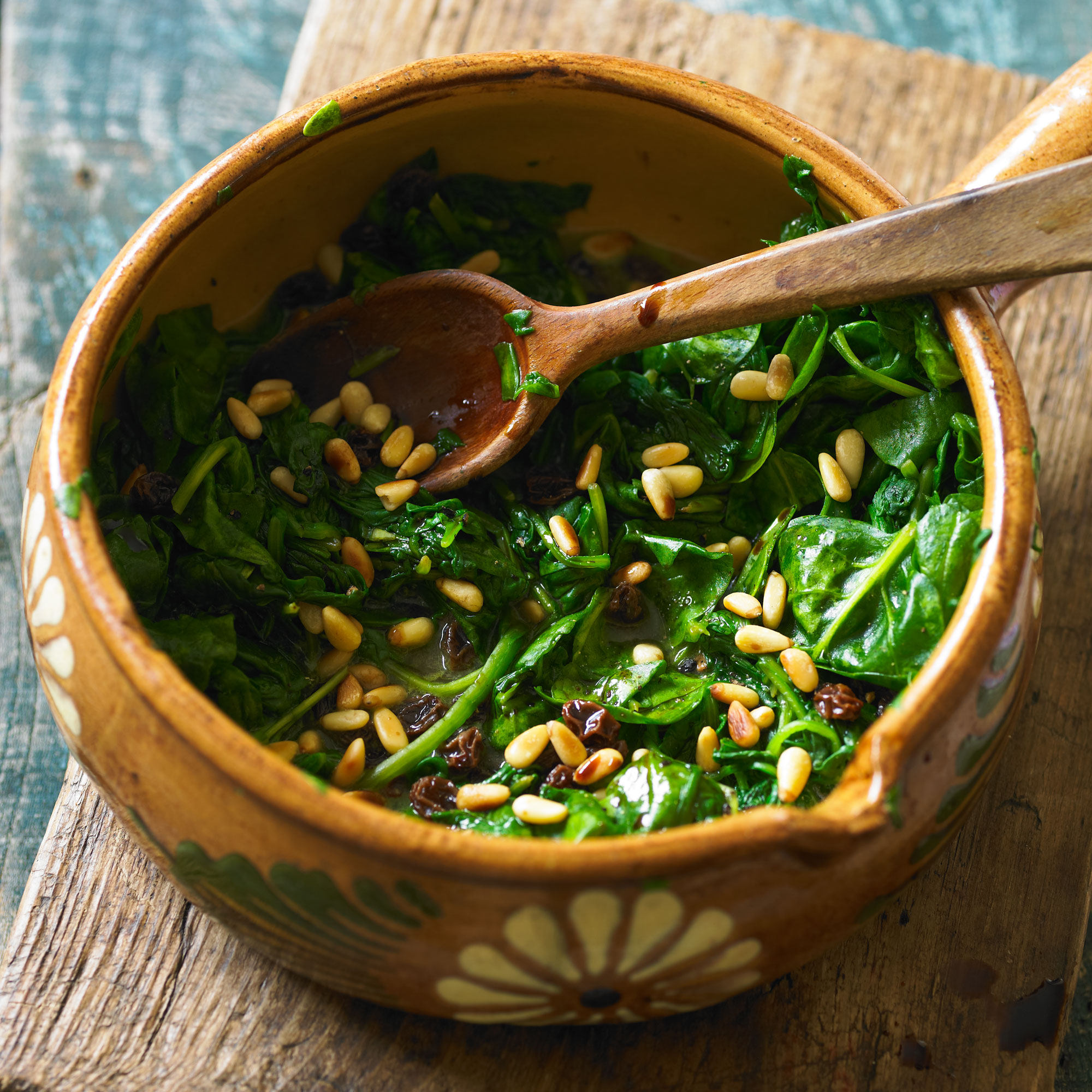 Roman-Style Spinach with Pine Nuts Roman-Style Spinach with Pine Nuts